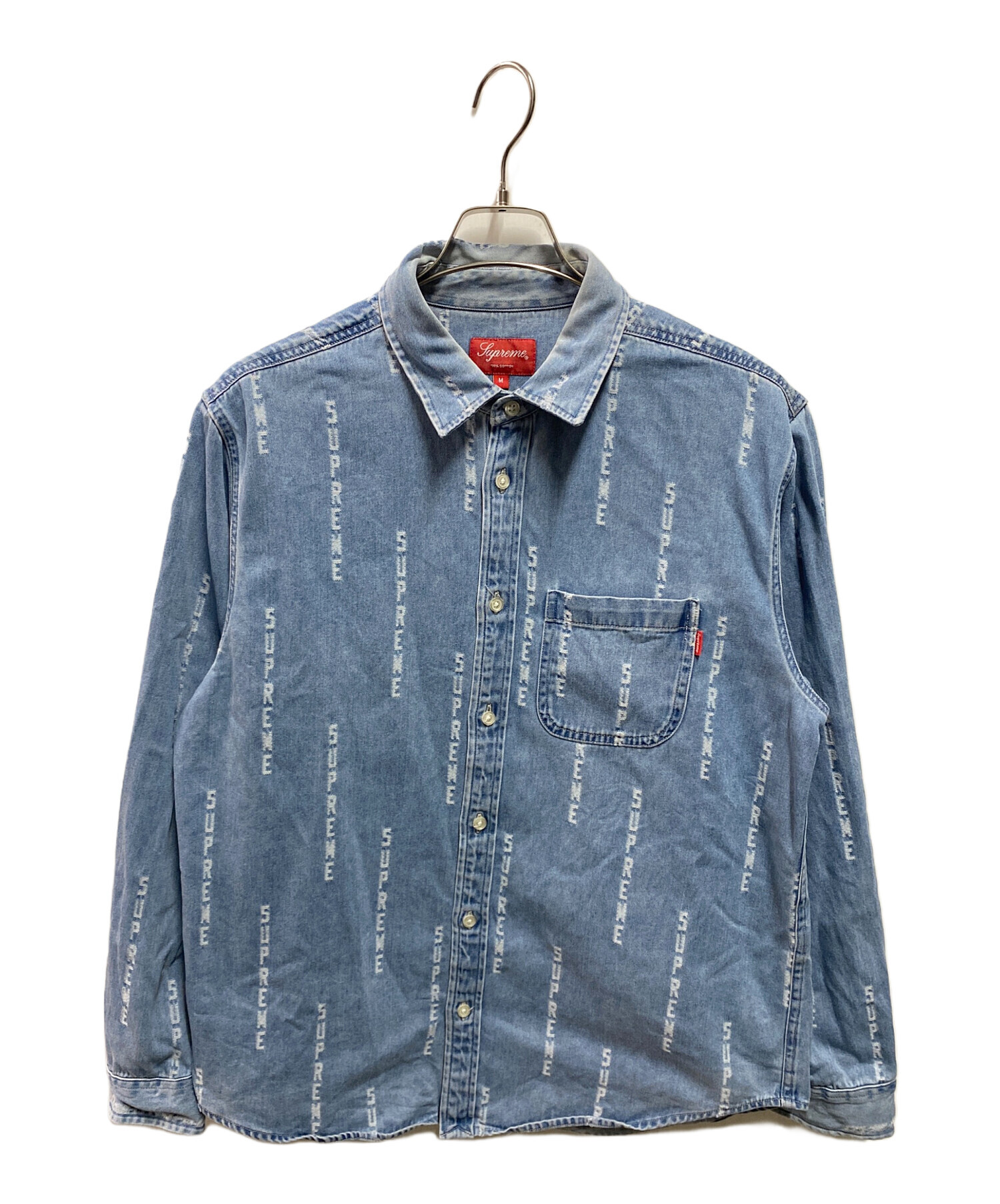 中古・古着通販】SUPREME (シュプリーム) Logo Stripe Jacquard Denim 