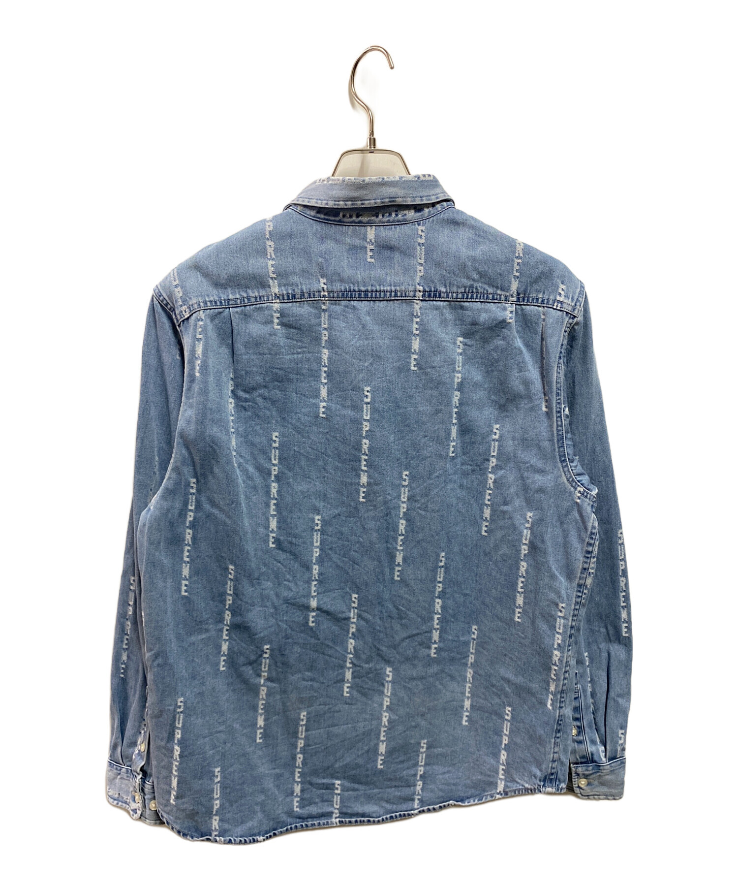 中古・古着通販】SUPREME (シュプリーム) Logo Stripe Jacquard Denim 