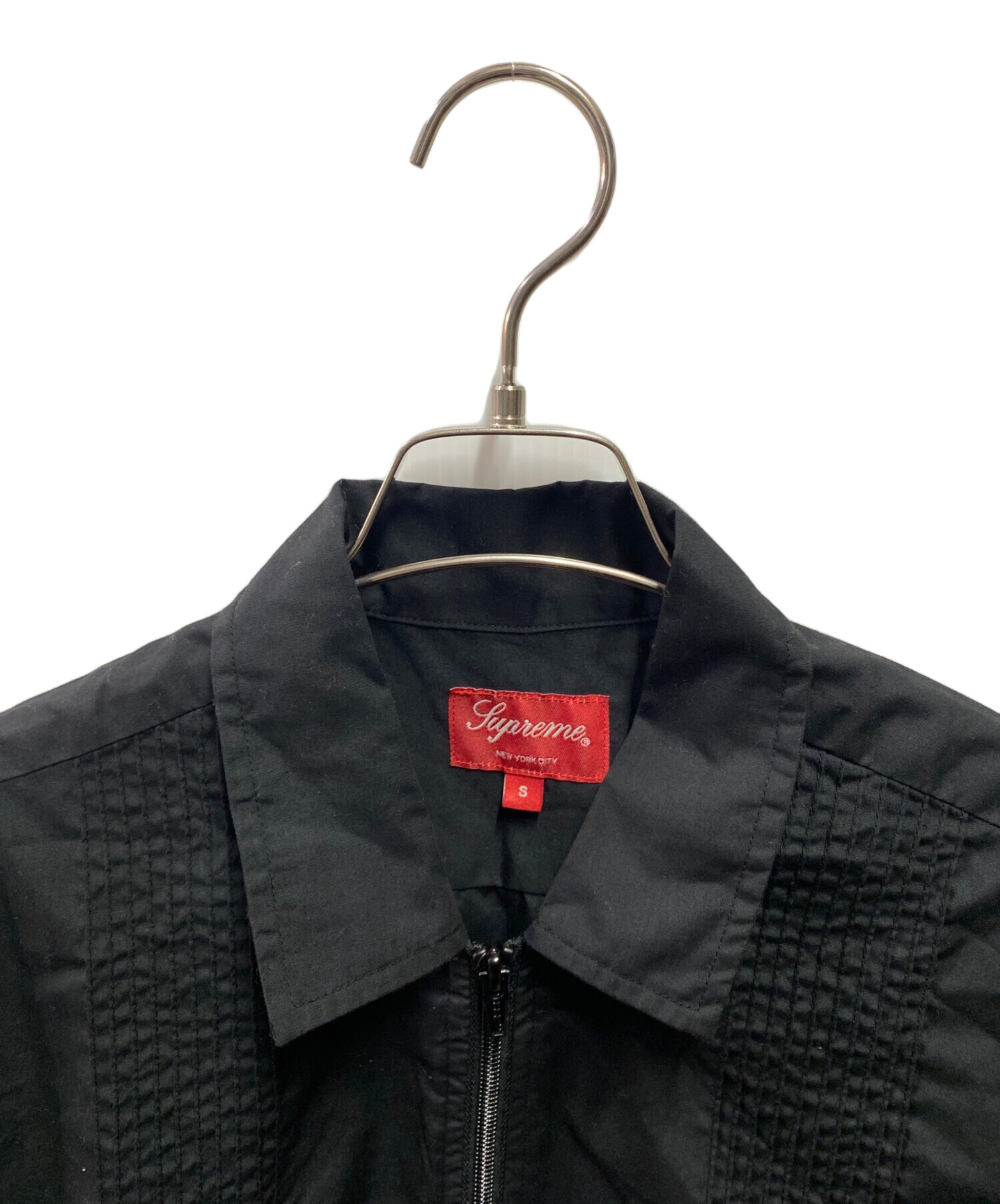 中古・古着通販】SUPREME (シュプリーム) Pin Tuck Zip Up Shirt 