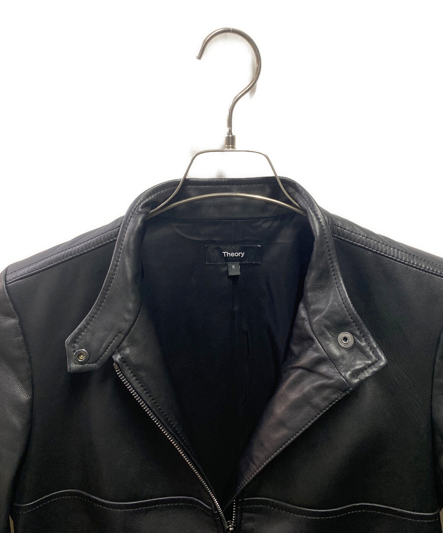 Theory　BAVEWICK N LUXE LEATHER セオリー　レザー theory(セオリー) LUXE LEATHER BAVEWICK Nレザージャケット01 2160804
