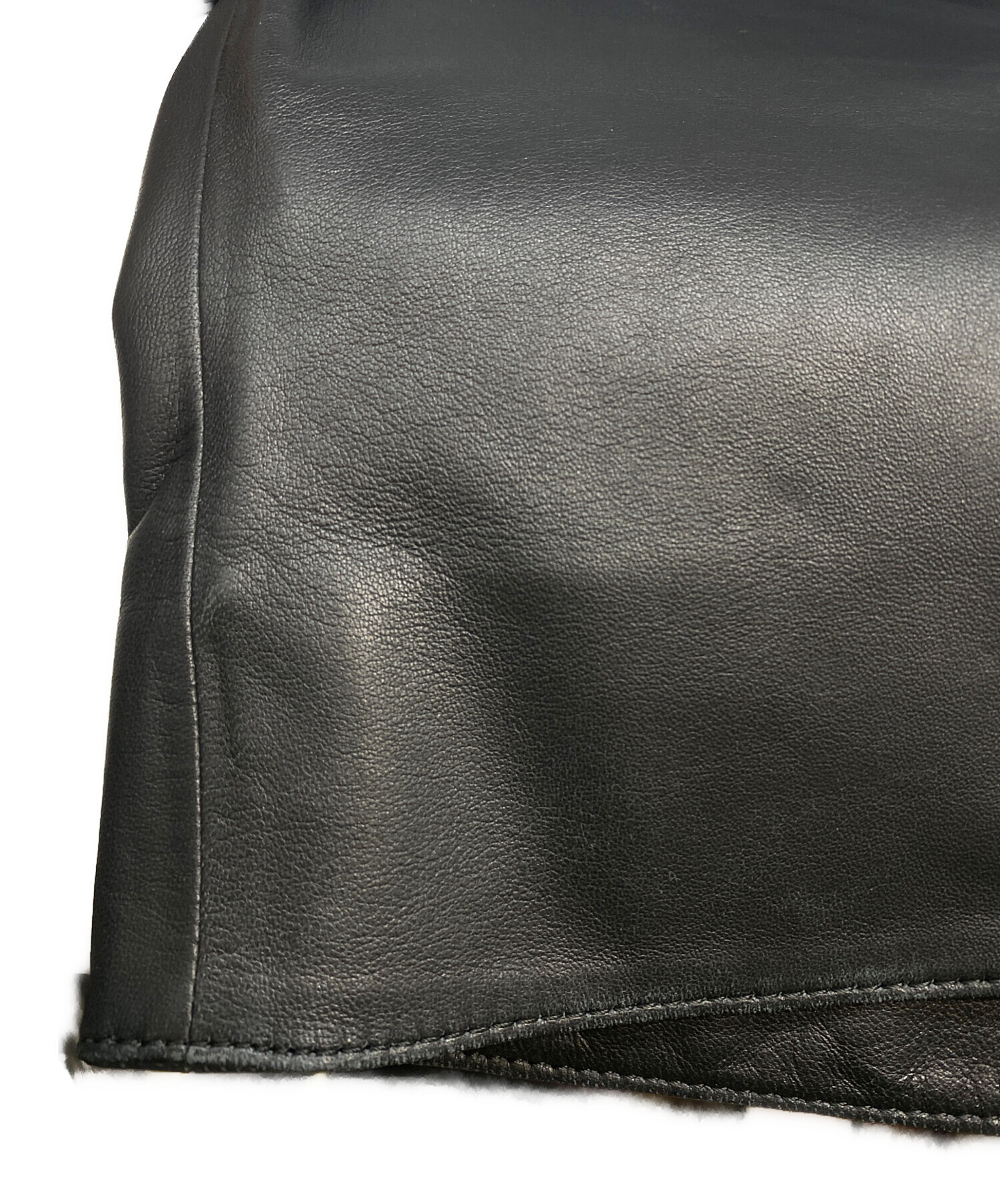 Theory　BAVEWICK N LUXE LEATHER セオリー　レザー 中古・古着通販】theory (セオリー) LUXE LEATHER/BAVEWICK N ブラック