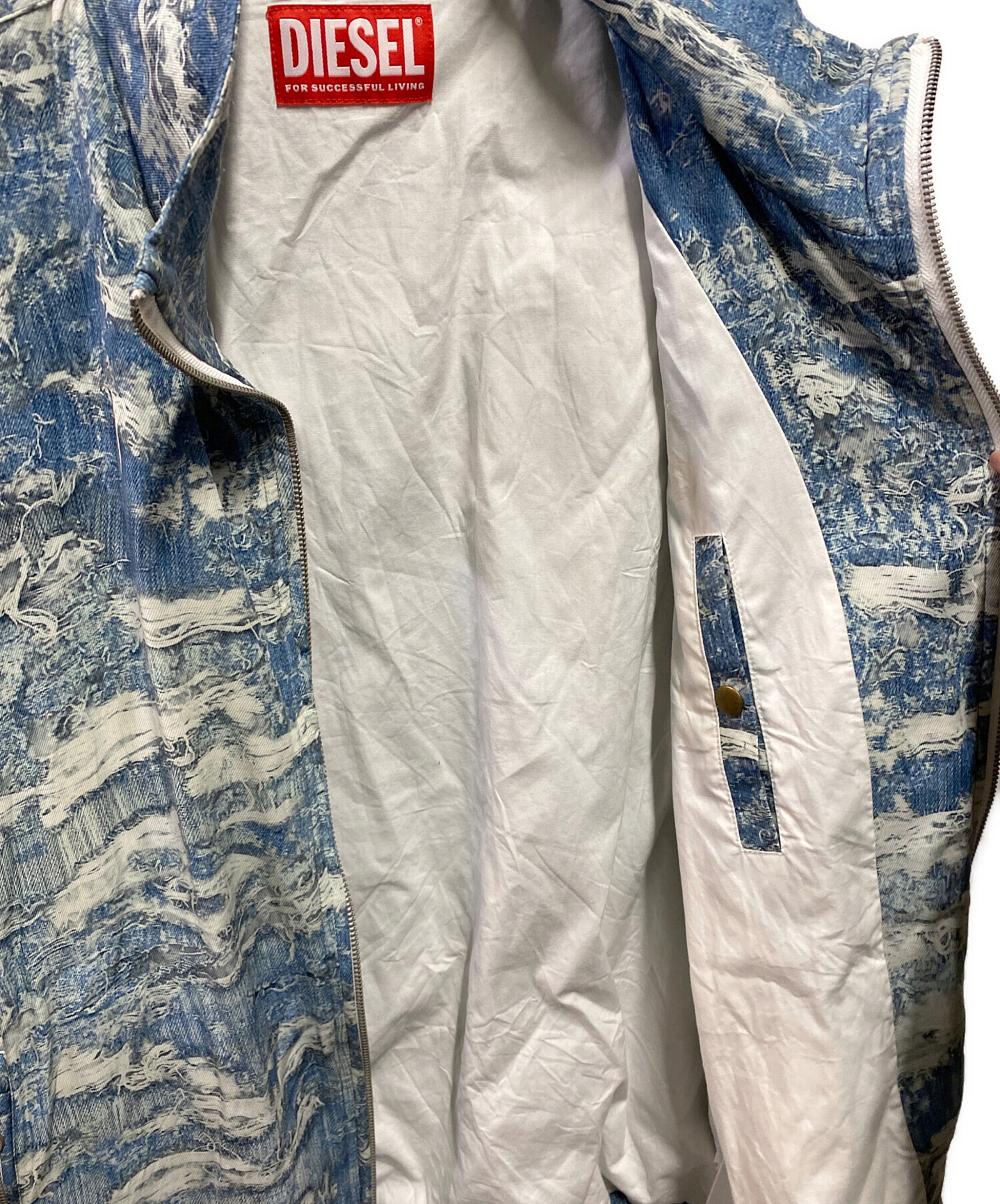 中古・古着通販】DIESEL (ディーゼル) J-ALSTONトロンプイユジャケット