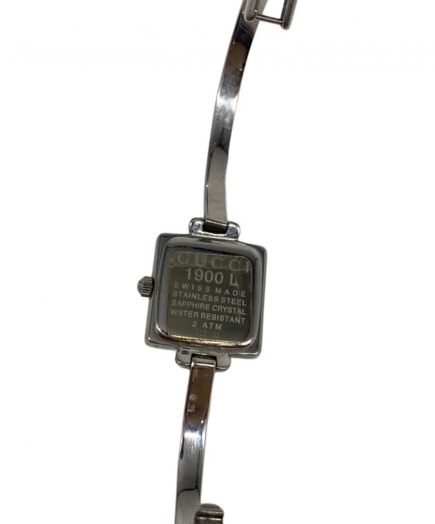 GUCCI ブラック スクエアフェイス 時計　ヴィンテージ GUCCI ブラック スクエアフェイス 時計 ヴィンテージ