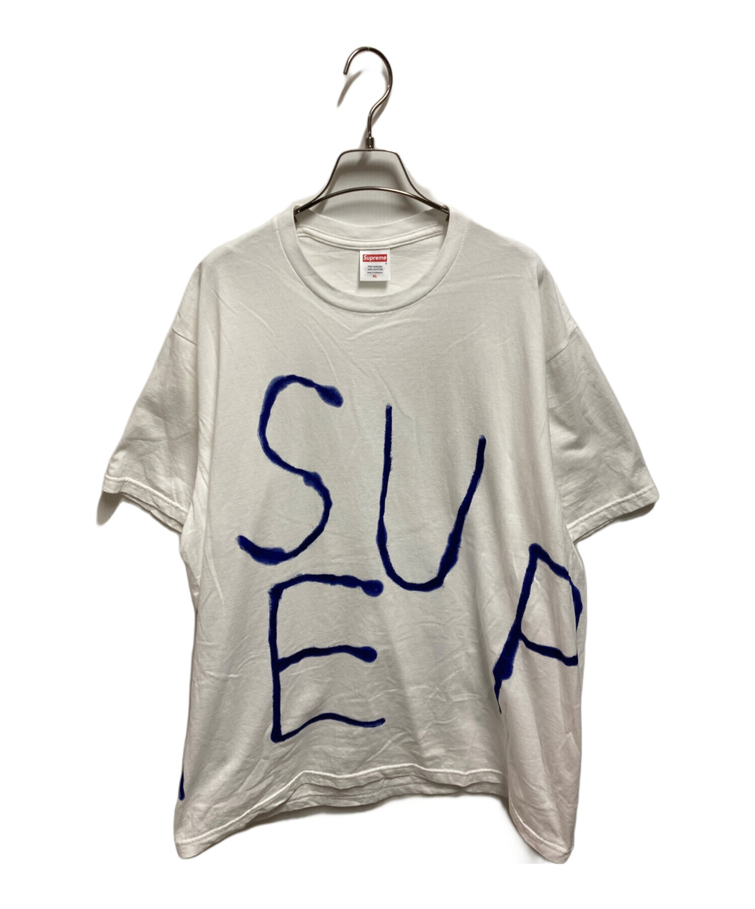 半タグ付！Supreme Painted Tee 【Lサイズ】ペイントTシャツ 中古・古着通販】SUPREME (シュプリーム) 25SS Painted Tee ホワイト