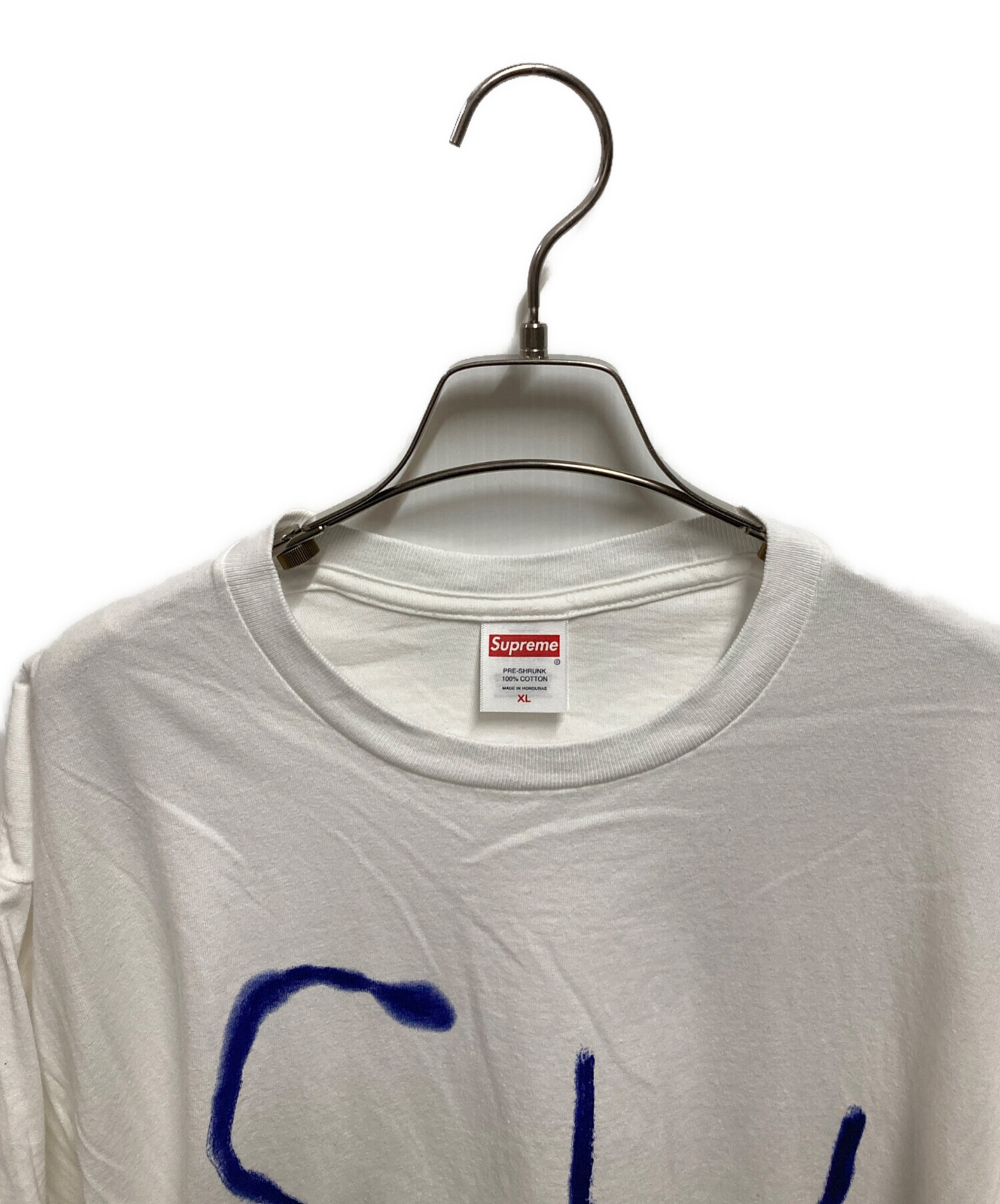 半タグ付！Supreme Painted Tee 【Lサイズ】ペイントTシャツ 中古・古着通販】SUPREME (シュプリーム) 25SS Painted Tee ホワイト