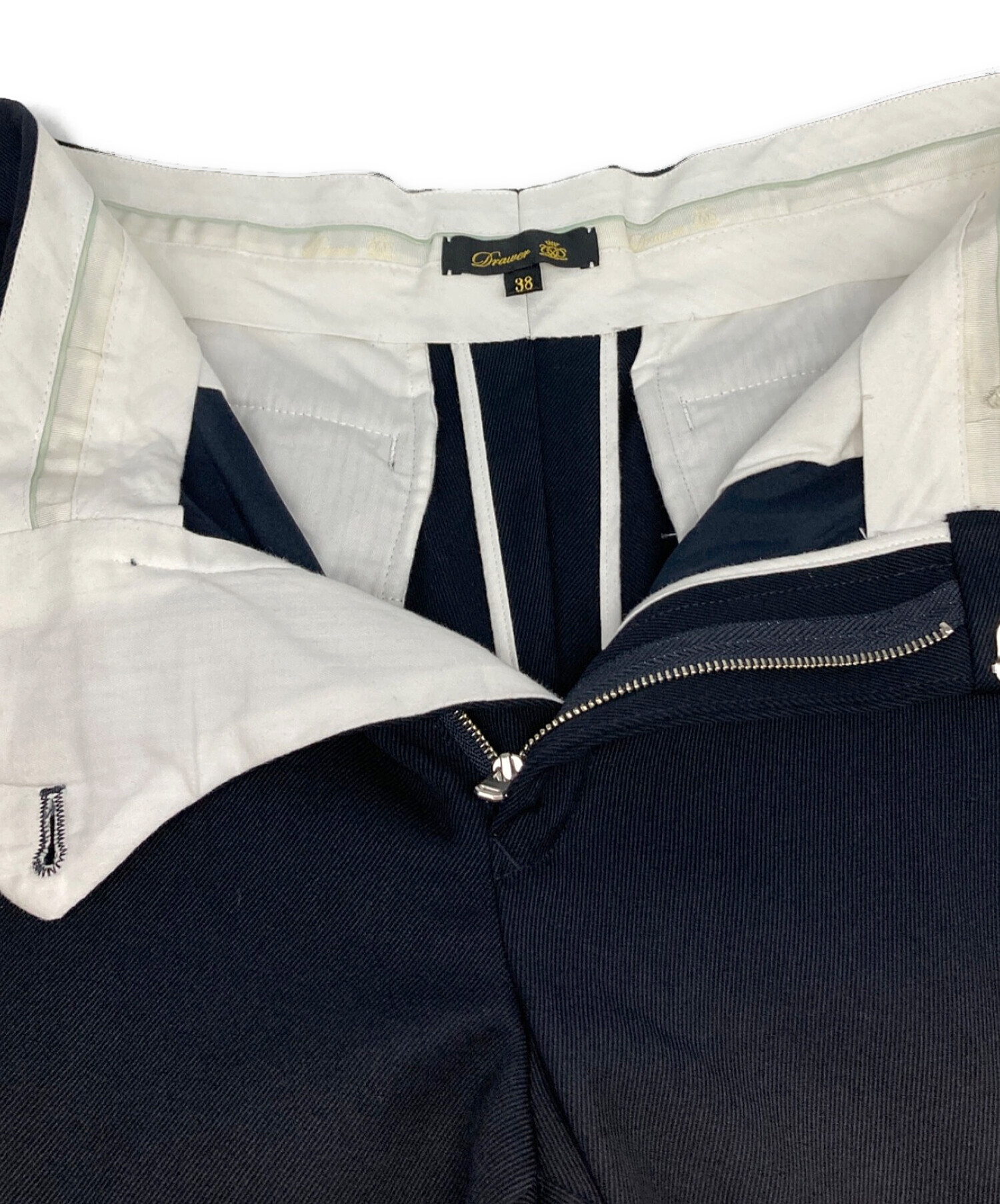 中古・古着通販】DRAWER (ドゥロワー) センタープレス ウールツイル