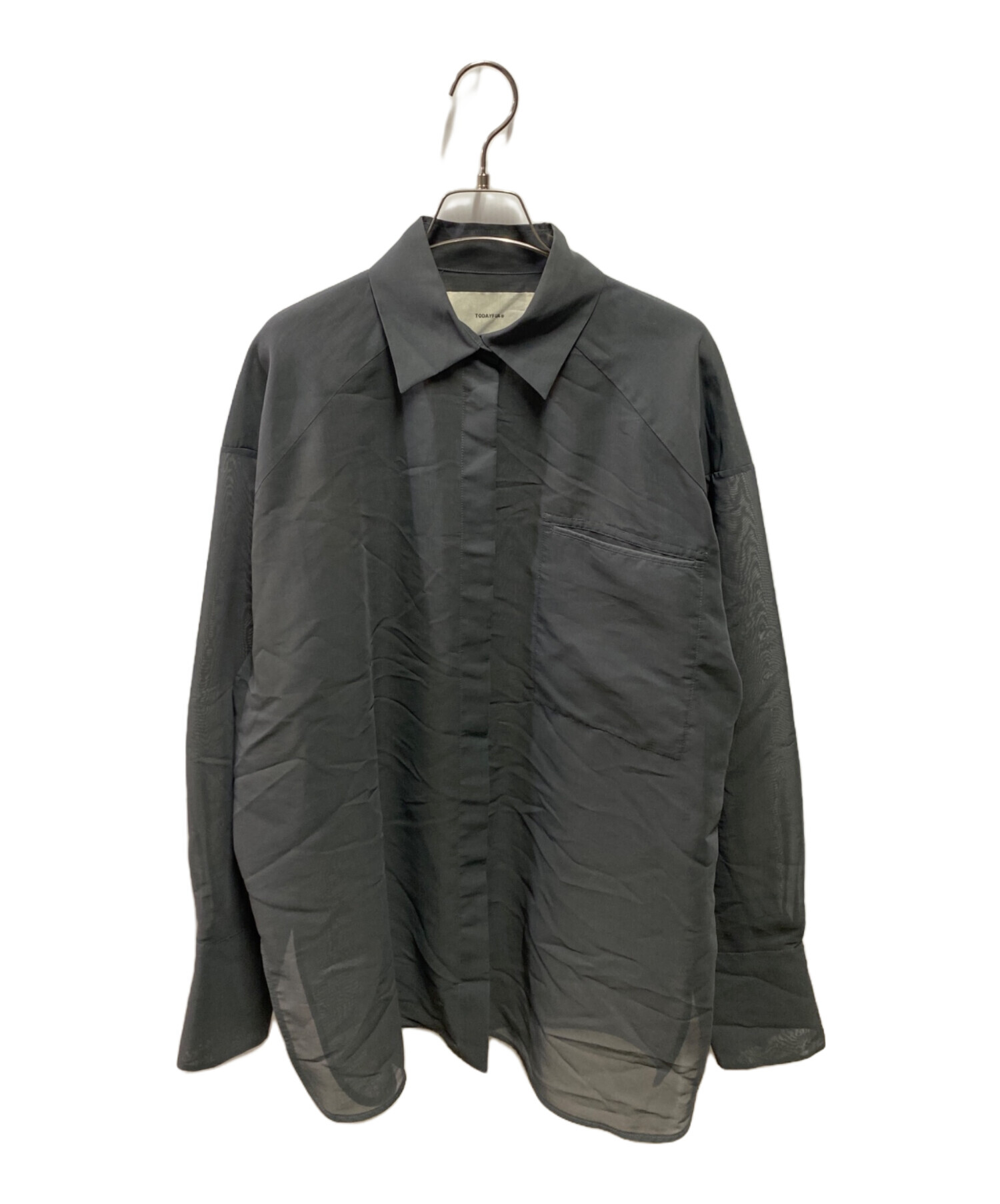 中古・古着通販】TODAYFUL (トゥデイフル) シャツ グレー サイズ:FREE