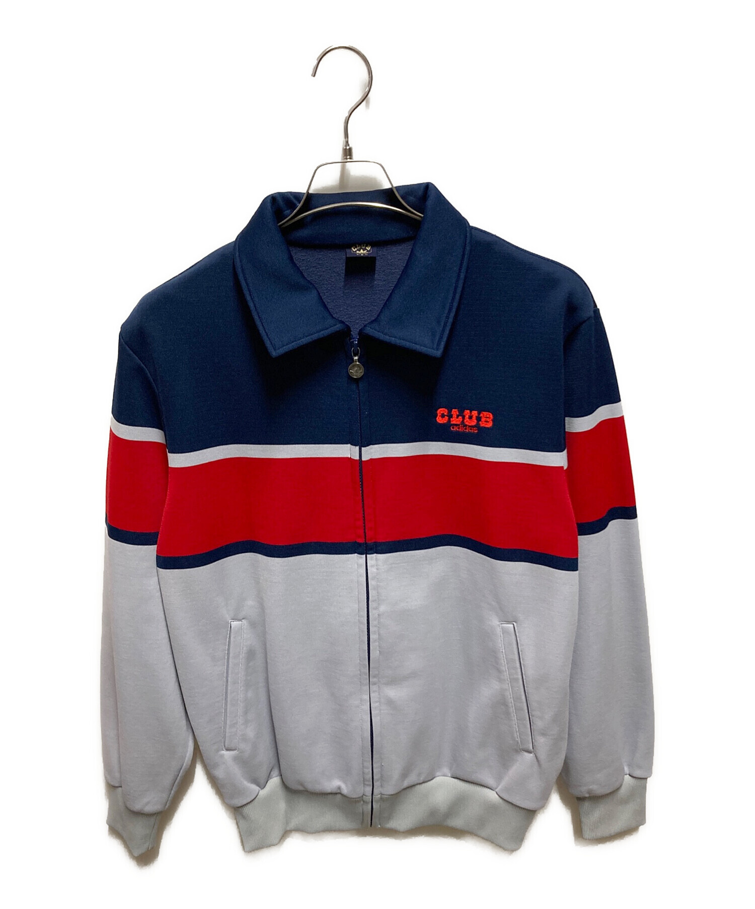 adidas made in USA ジャケット　ネイビー　Sサイズ　80s 中古・古着通販】adidas (アディダス) 80sトラックジャケット ネイビー