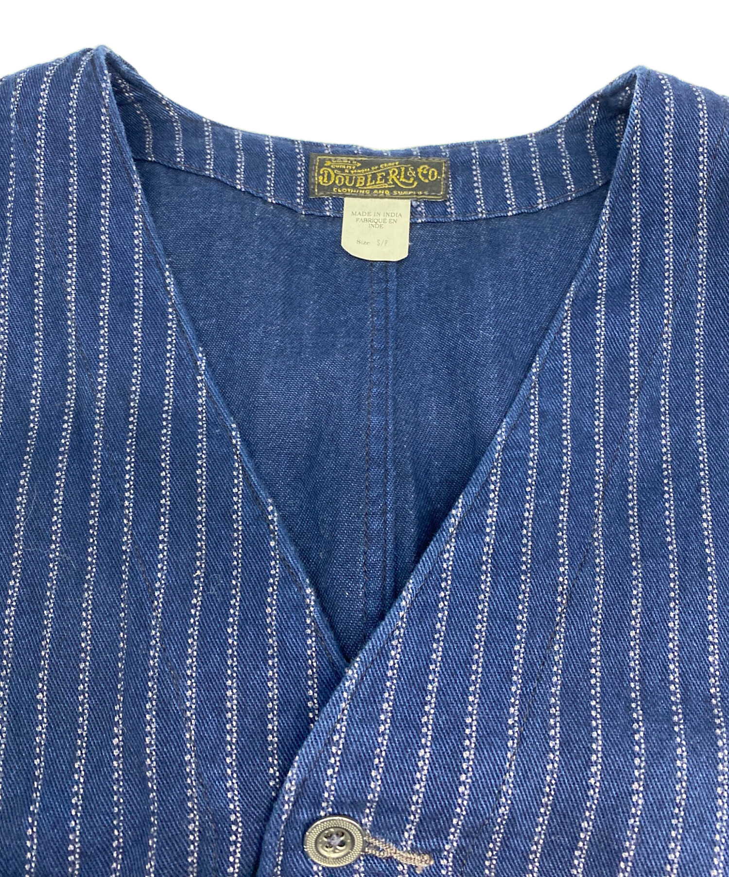 中古・古着通販】RRL (ダブルアールエル) ベスト インディゴ サイズ:S