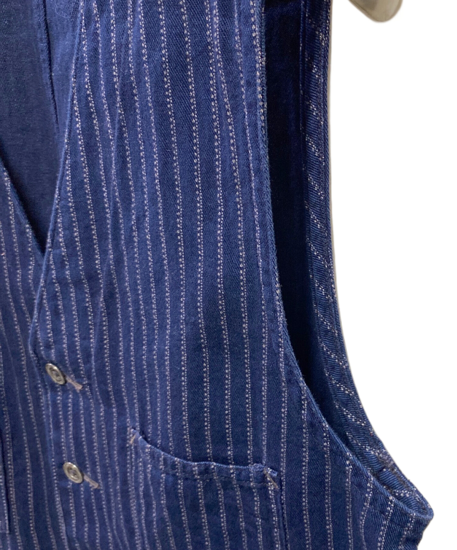 中古・古着通販】RRL (ダブルアールエル) ベスト インディゴ サイズ:S 中古・古着通販】RRL (ダブルアールエル) ベスト インディゴ サイズ:S