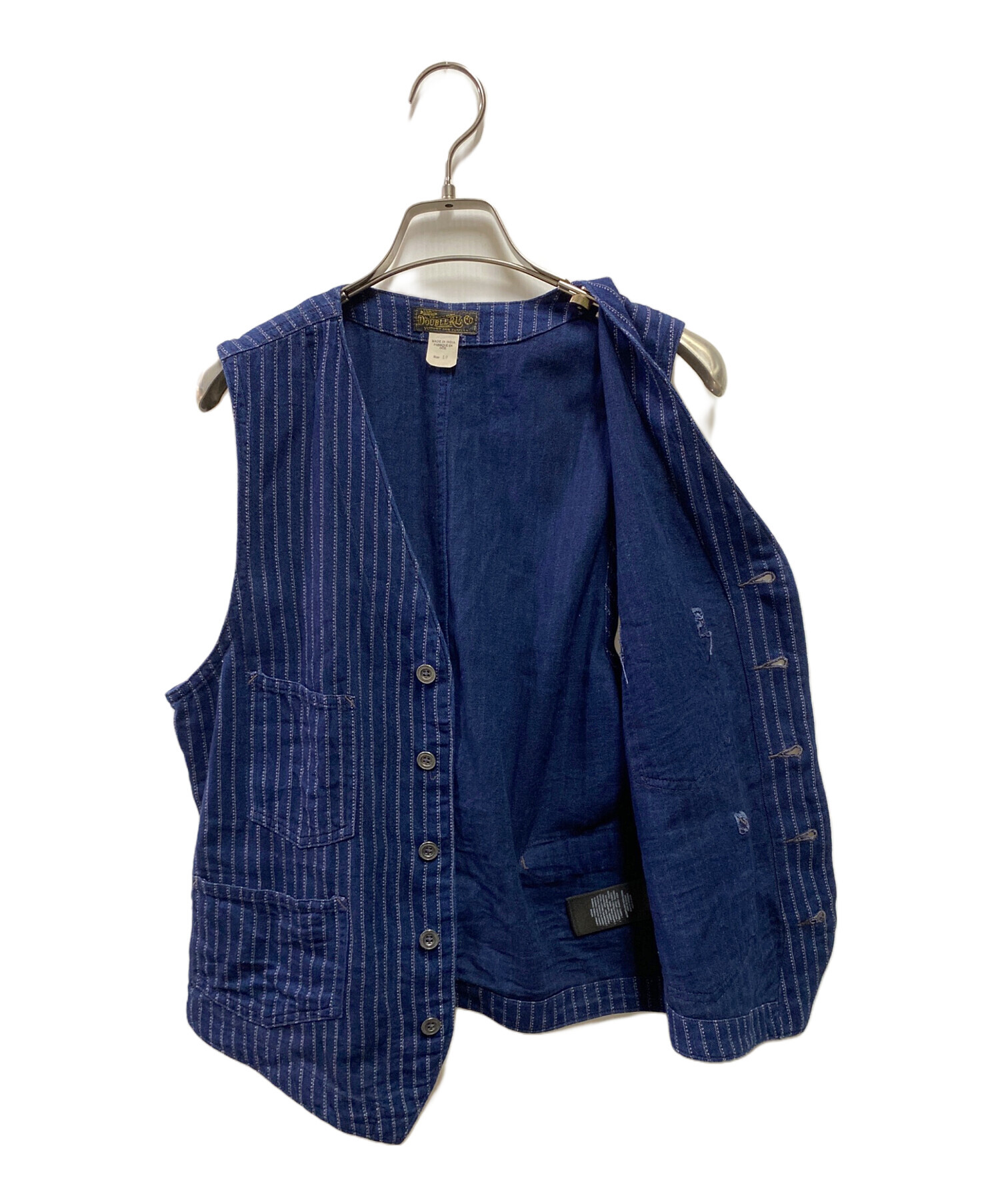 RRLダブルアールエル　インディゴコーデュロイベスト　Ｓサイズ RRL ダブルアールエル インディゴ コーディロイ ベスト