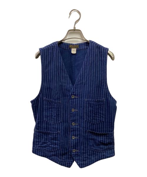 RRL インディゴ ドビー ベスト Lサイズ Double RL(RRL) Indigo Beach Vest ダブルアールエル インディゴ