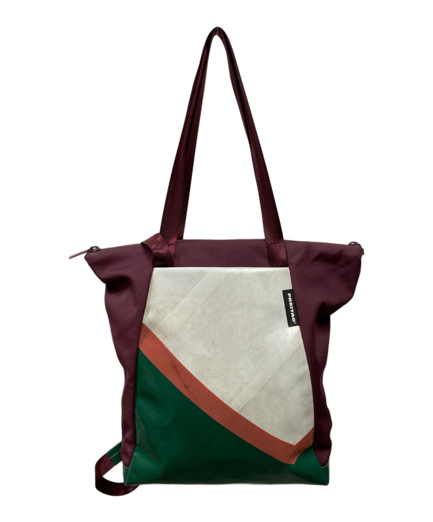 【廃盤】FREITAG F620 DAVIAN フライターグ　トートバッグ 中古・古着通販】FREITAG (フライターグ) F620 DAVIAN ボルドー