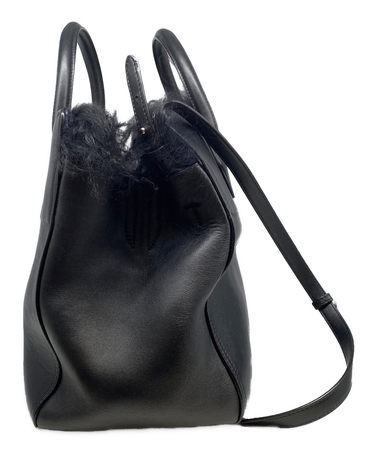 中古・古着通販】JIL SANDER (ジルサンダー) 裏ファー2WAYバッグ