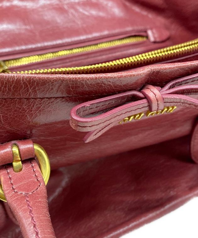 中古・古着通販】MIU MIU (ミュウミュウ) 2WAY リボンショルダーバッグ