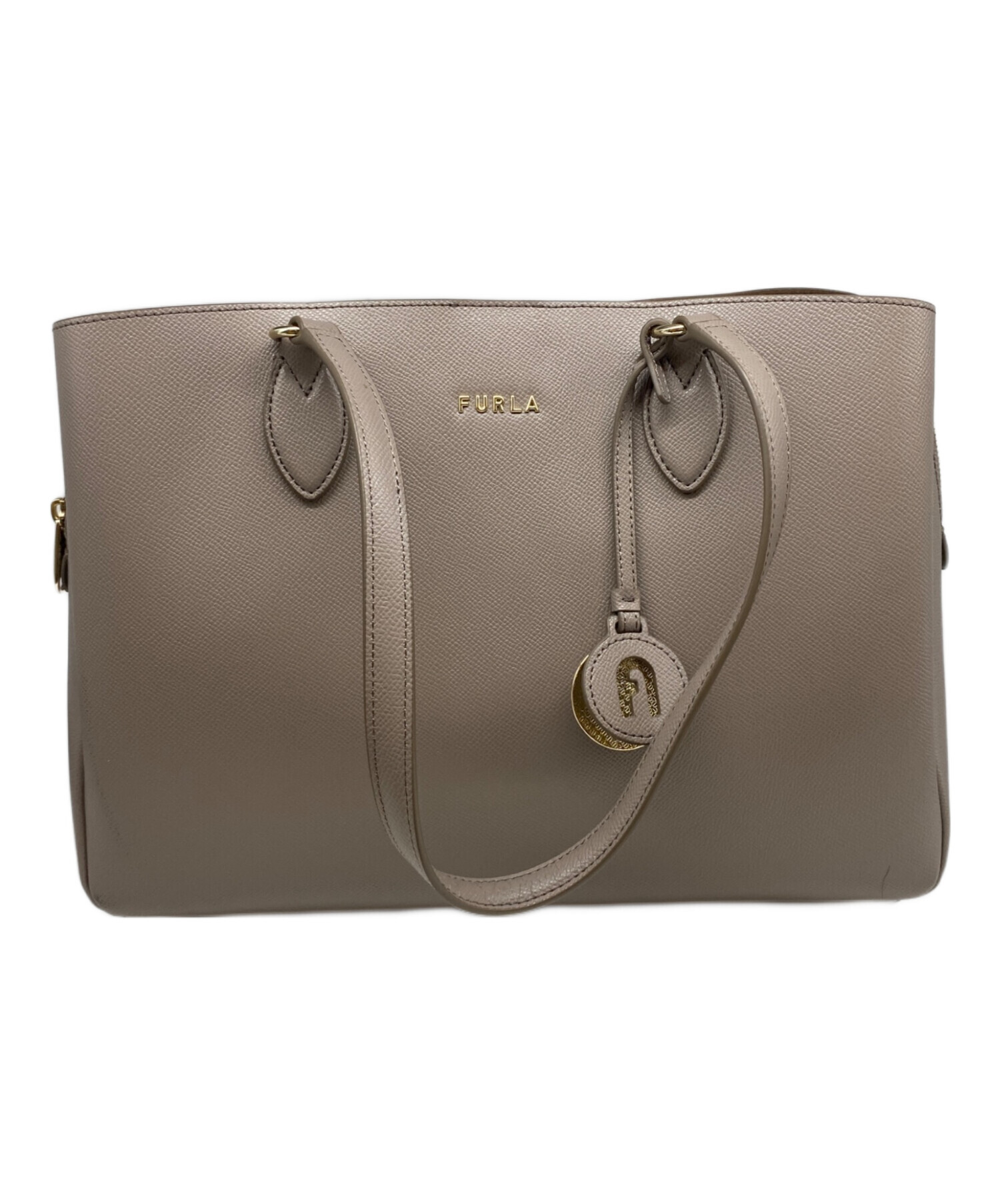 中古・古着通販】FURLA (フルラ) MINERVA TOTE L BAG ベージュ 