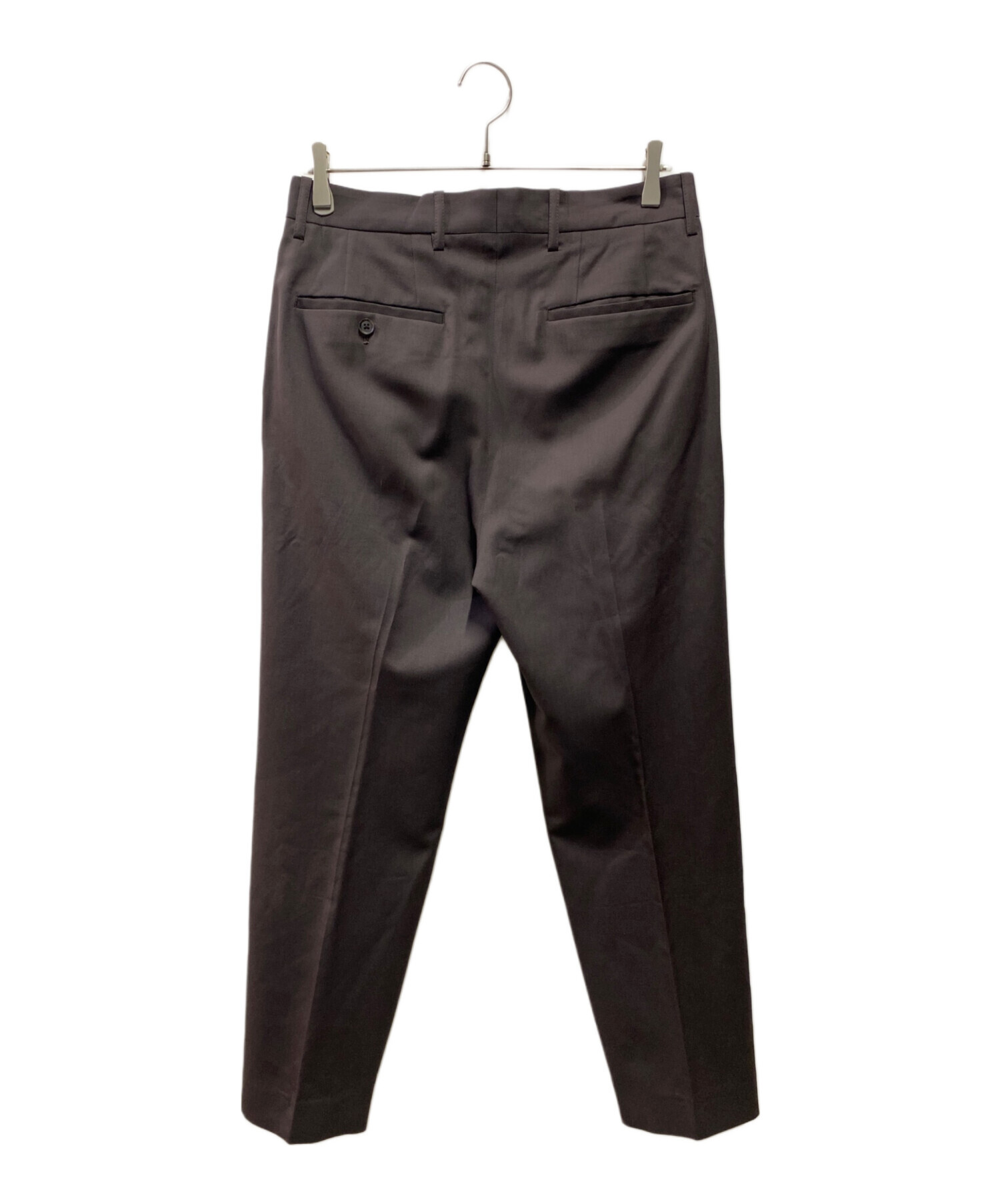 中古・古着通販】stein (シュタイン) WIDE TAPERED TROUSERS ブラウン