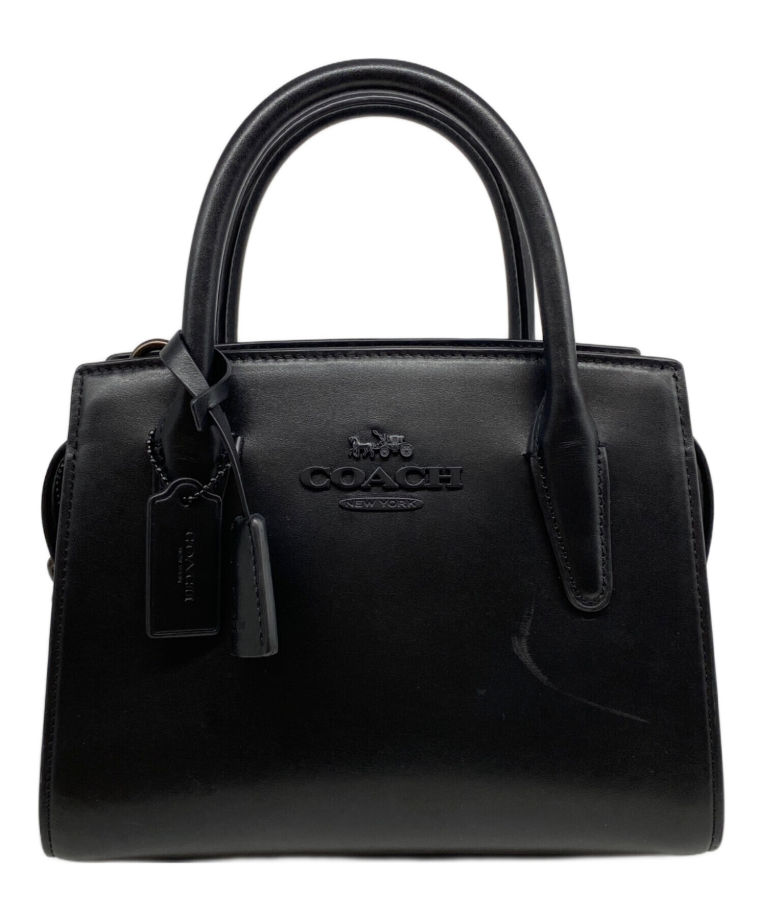 中古・古着通販】COACH (コーチ) アンドレア キャリーオール ブラック