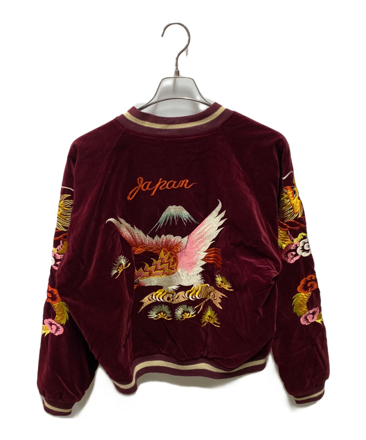 warehouse スカジャン 別珍 裏白 中古・古着通販】WAREHOUSE (ウエアハウス) 別珍スカジャン レッド