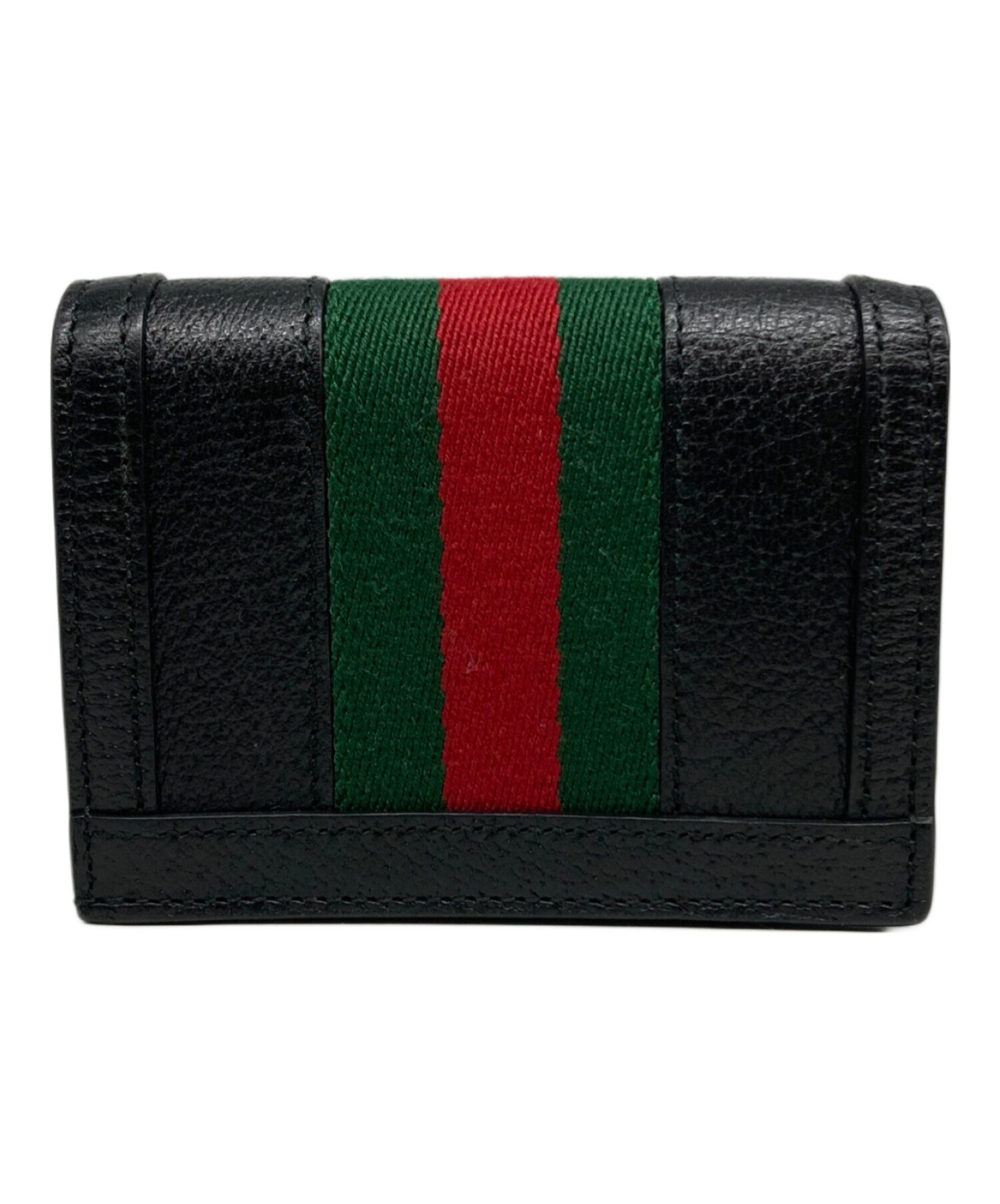 中古・古着通販】GUCCI (グッチ) 2つ折り財布 ブラック｜ブランド