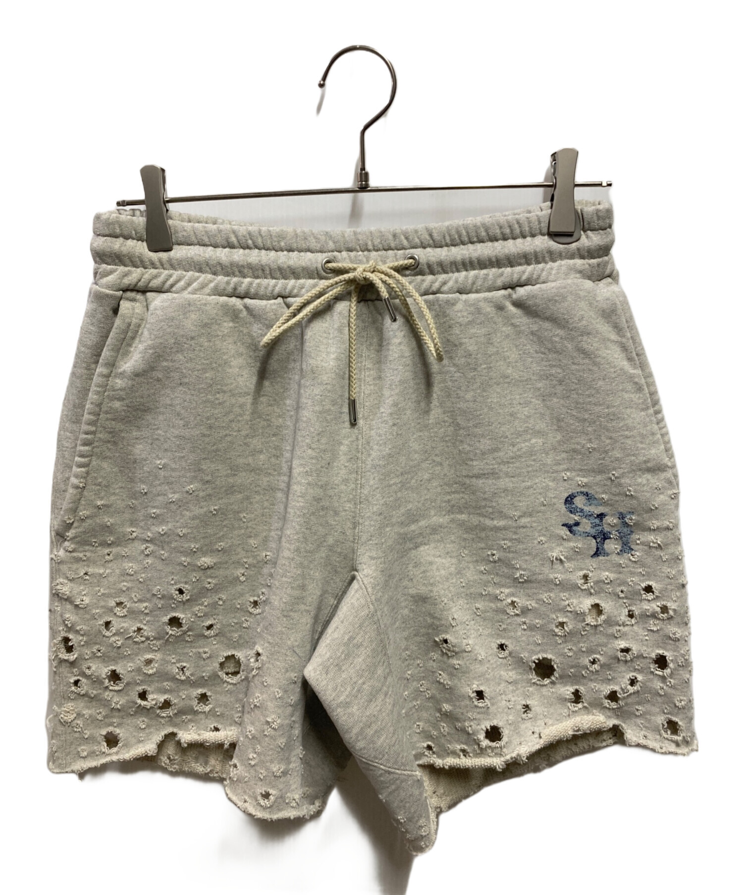 中古・古着通販】SUGARHILL (シュガーヒル) CRASHED SWEAT SHORT 中古・古着通販】SUGARHILL (シュガーヒル) CRASHED SWEAT SHORT