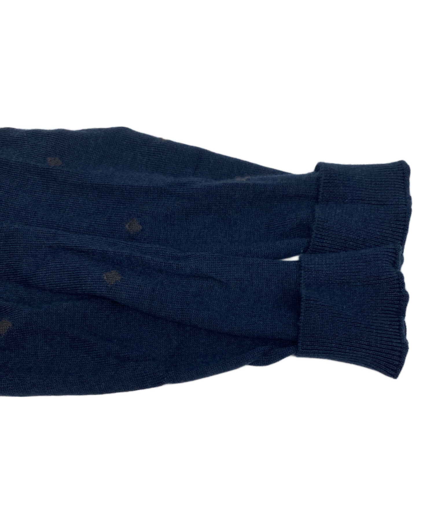 中古・古着通販】HERMES (エルメス) カシミヤシルク丸襟カーディガン