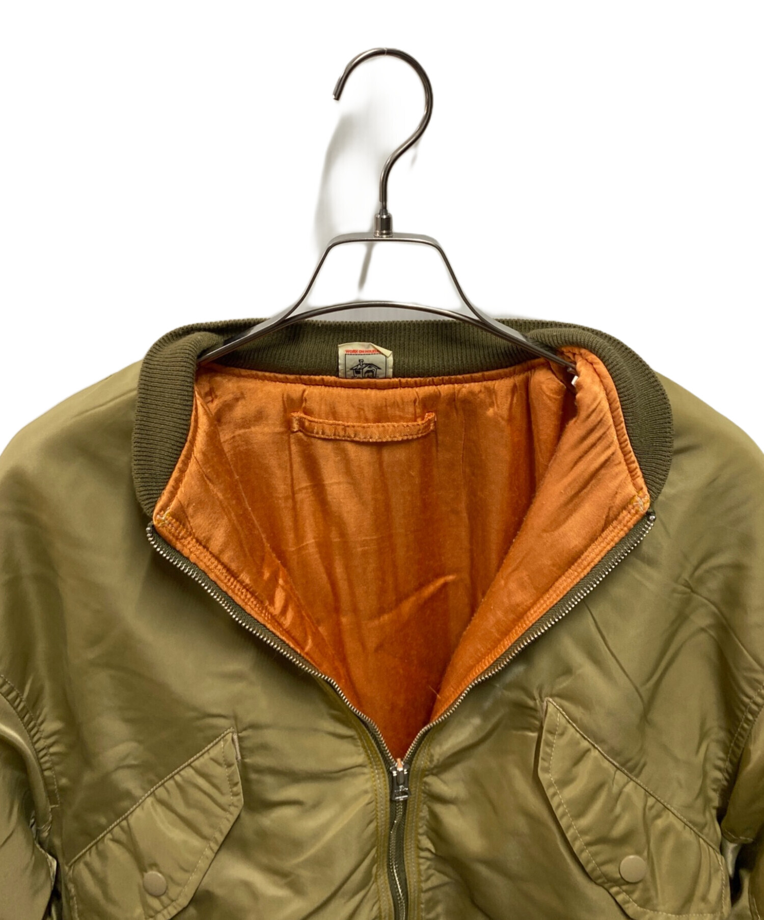 中古・古着通販】holiday (ホリデー) L-2B FLIGHT JACKET ベージュ