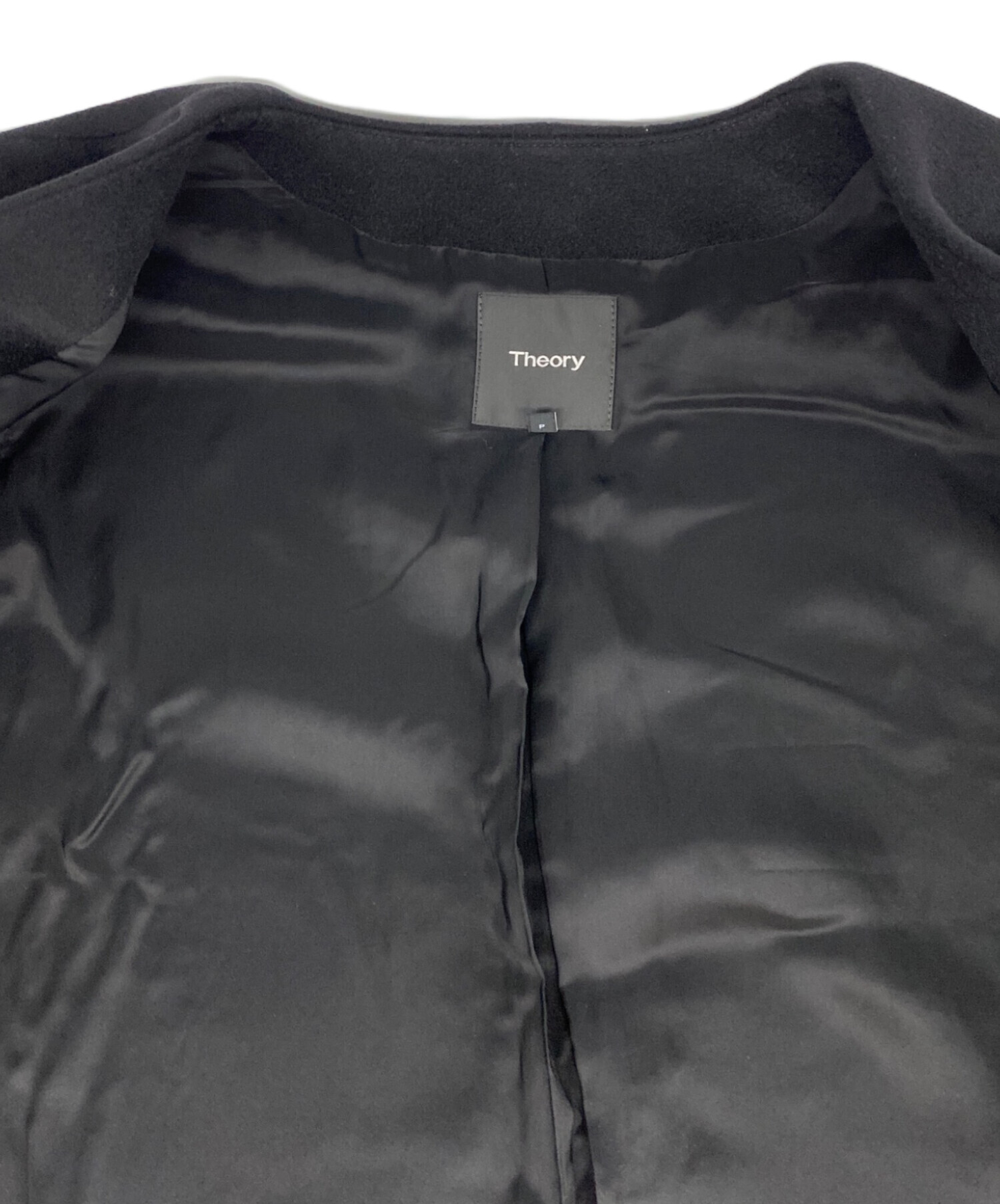 未使用タグ付き　セオリー　スタンドカラー　カシミヤ混　ブラック 楽天市場】セオリー コート カシミヤの通販