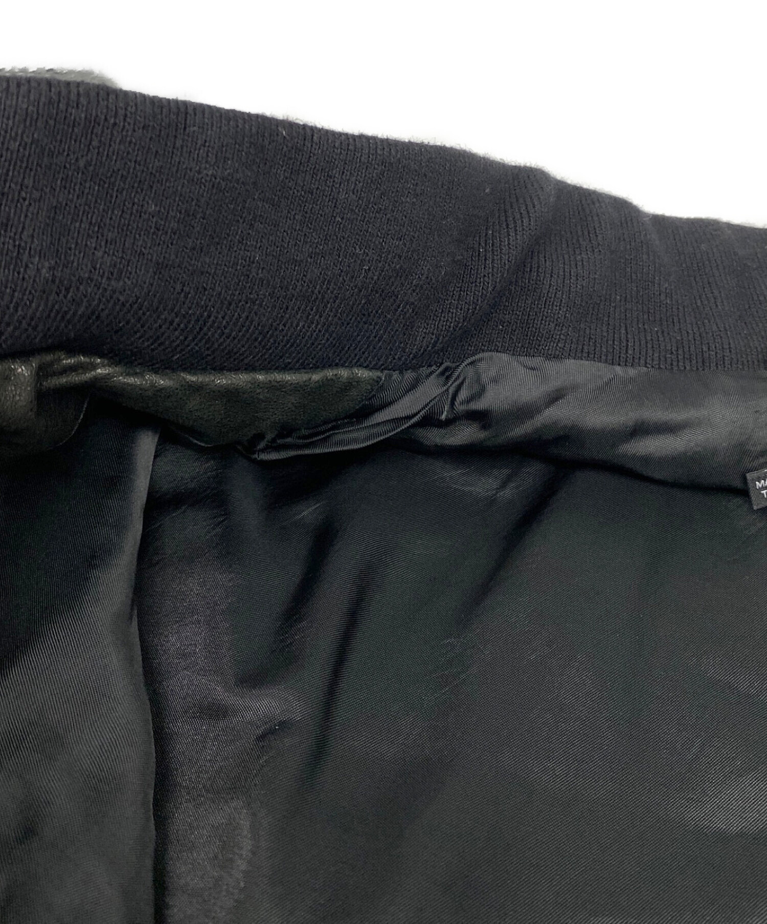 中古・古着通販】theory (セオリー) ライダースジャケット ブラック