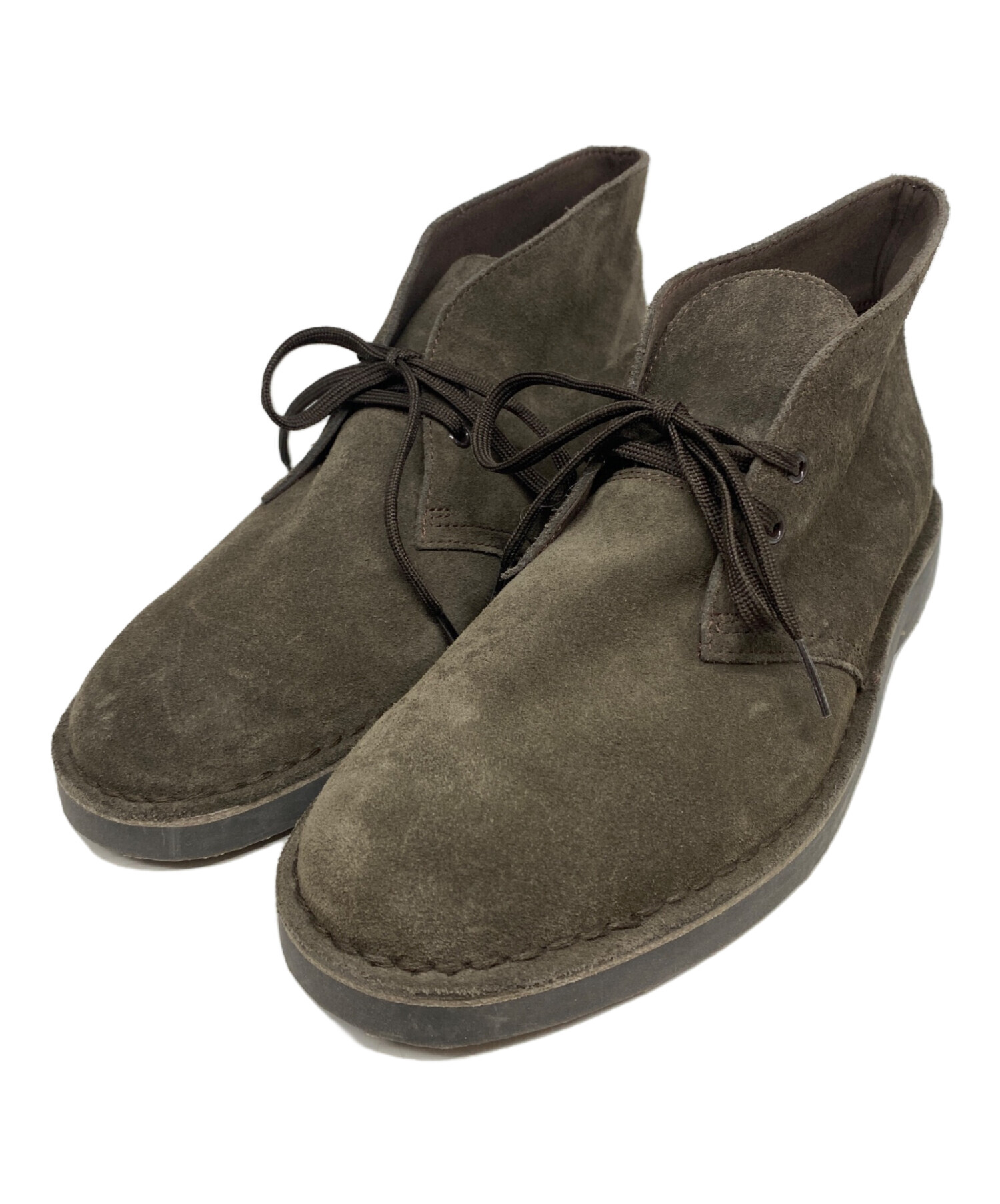中古・古着通販】CLARKS (クラークス) デザートブーツ グレー サイズ 