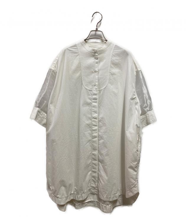 ヨンファ　YONFAドレープワンピース (ivory) 中古・古着通販】YONFA (ヨンファ) ワンピース ホワイト サイズ:Free