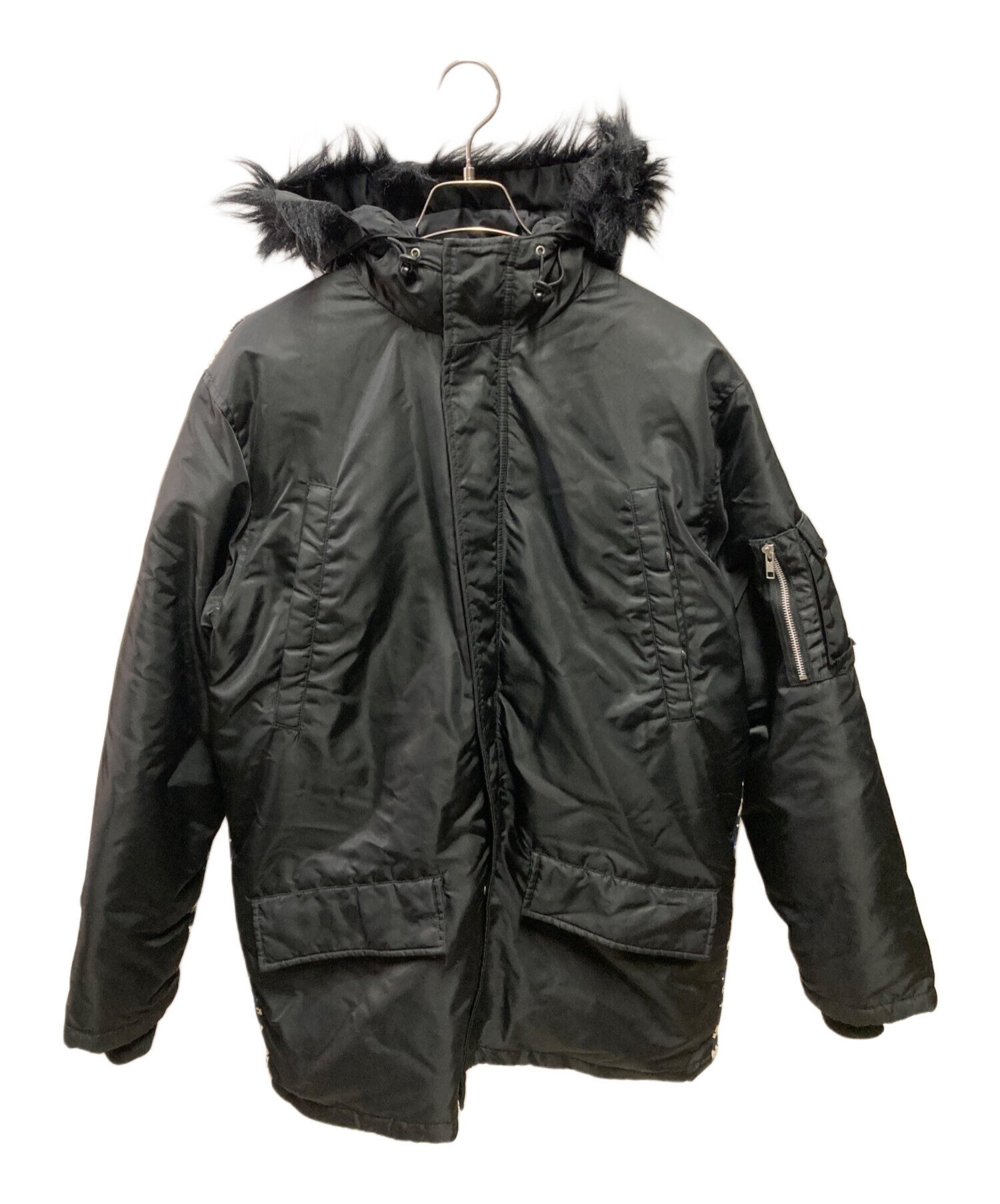 中古・古着通販】stussy (ステューシー) 00's N-3Bジャケット ブラック