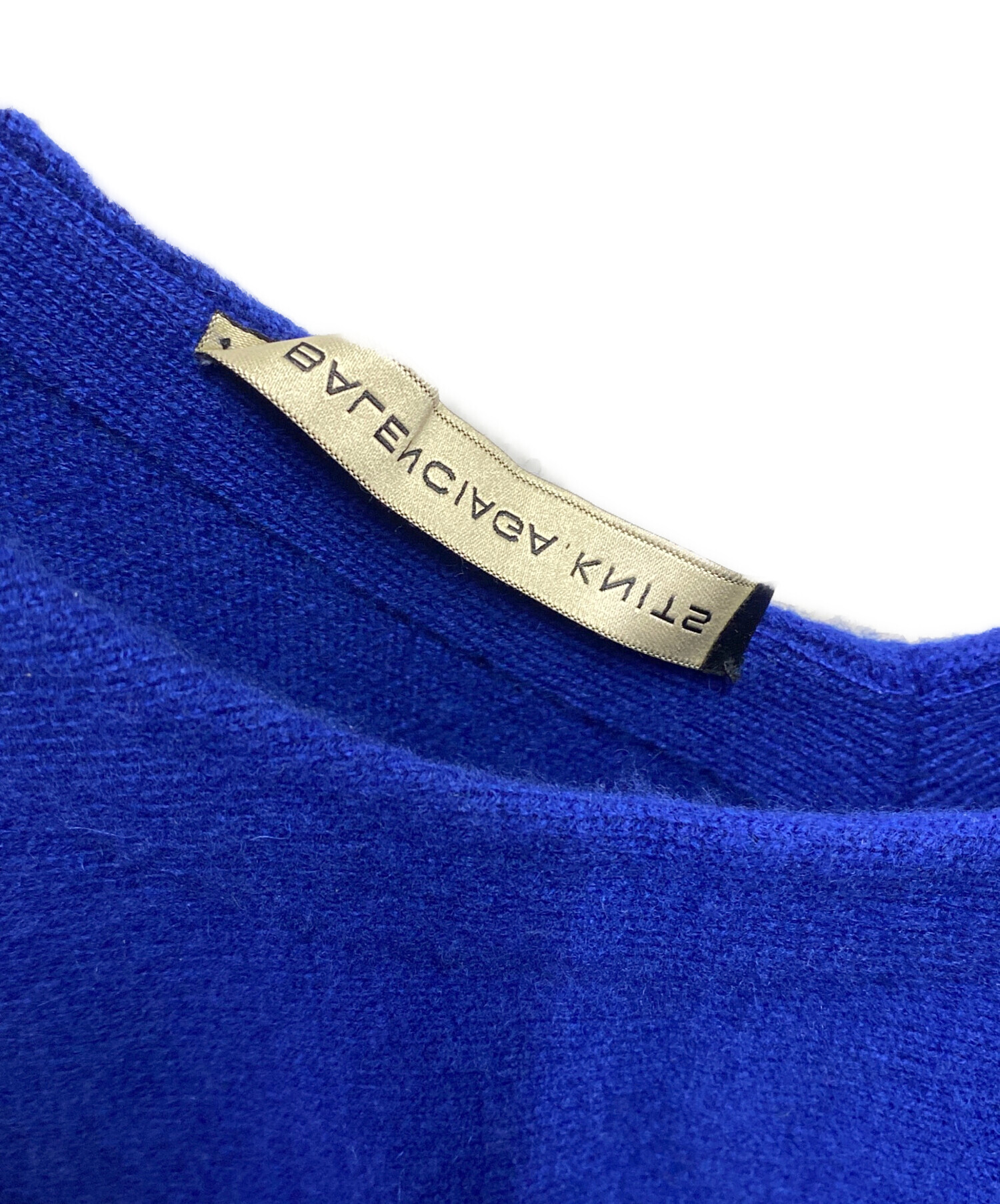 中古・古着通販】BALENCIAGA (バレンシアガ) ニット ブルー サイズ:M