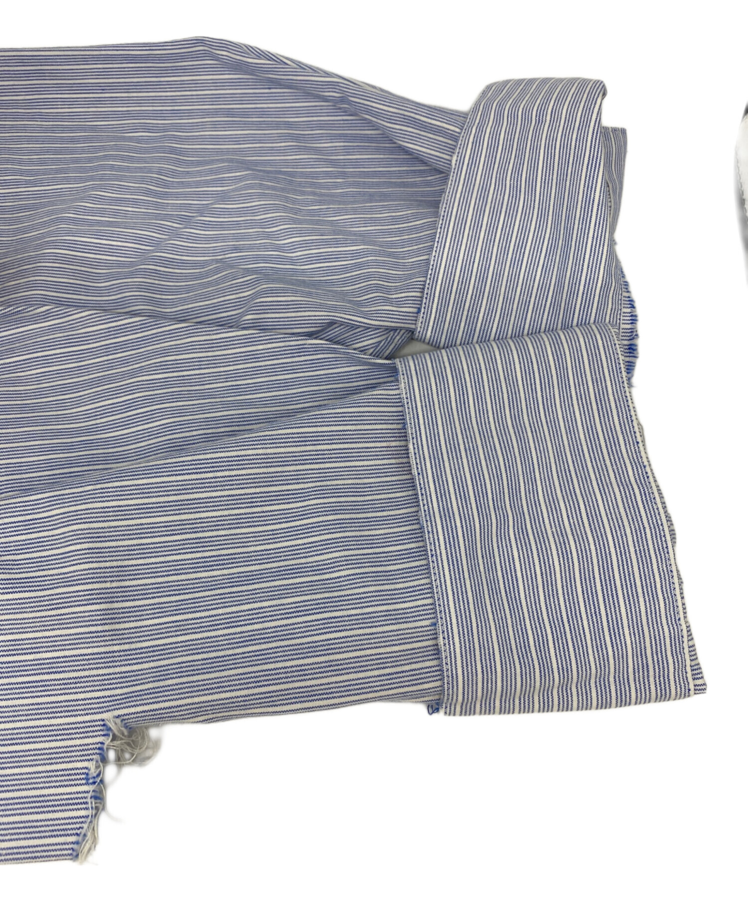 中古・古着通販】doublet (ダブレット) DESTROYED STRIPE SHIRT ブルー