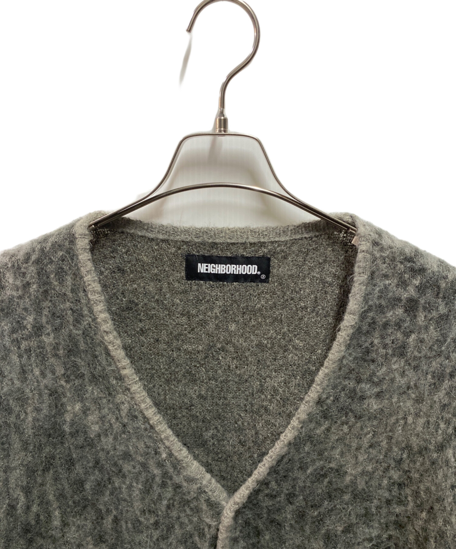 美品 NEIGHBORHOOD ネイバーフッド カーディガン L ウール メンズ 中古・古着通販】NEIGHBORHOOD (ネイバーフッド) カーディガン グレー