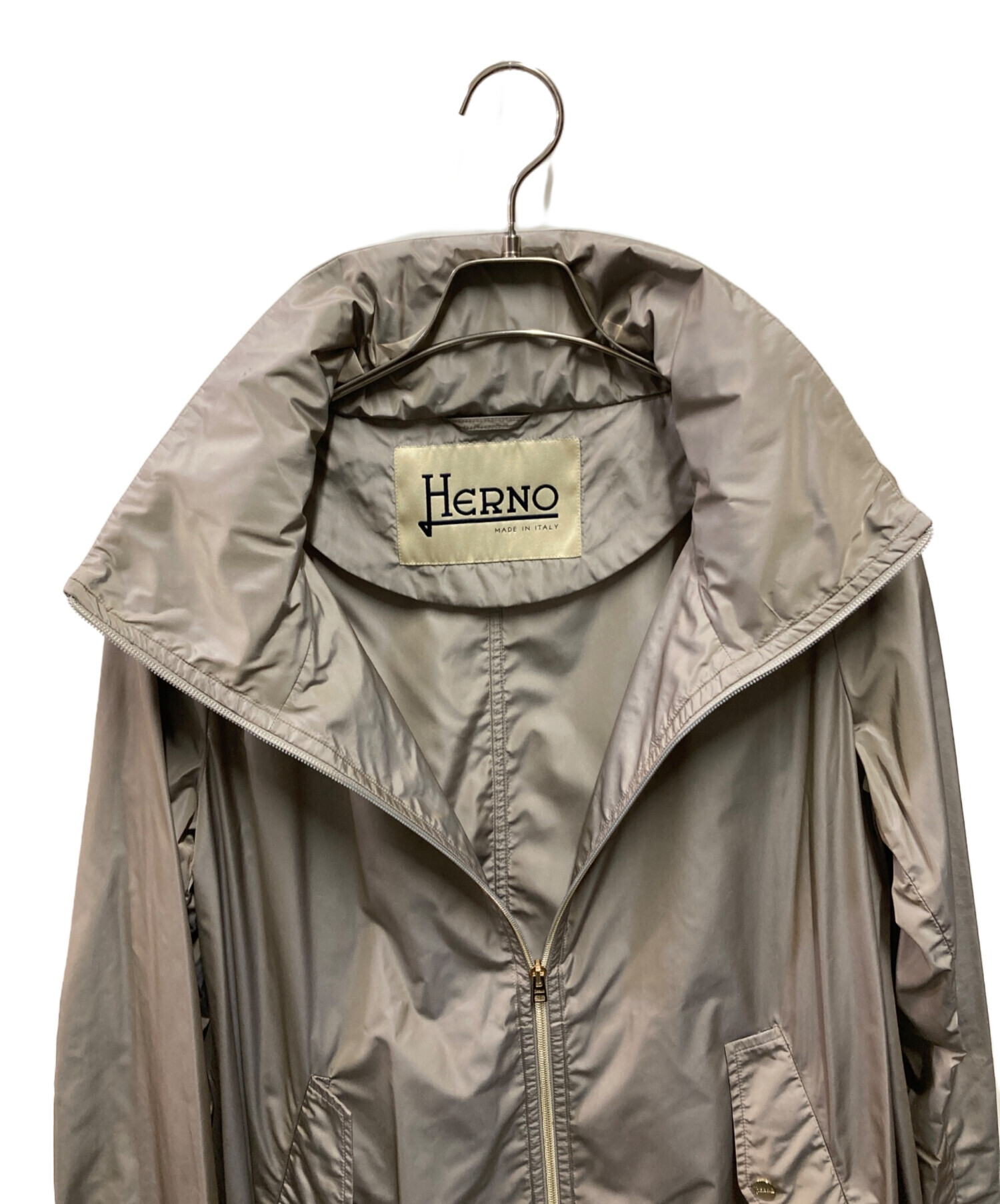 中古・古着通販】HERNO (ヘルノ) スプリングスタンドカラーコート