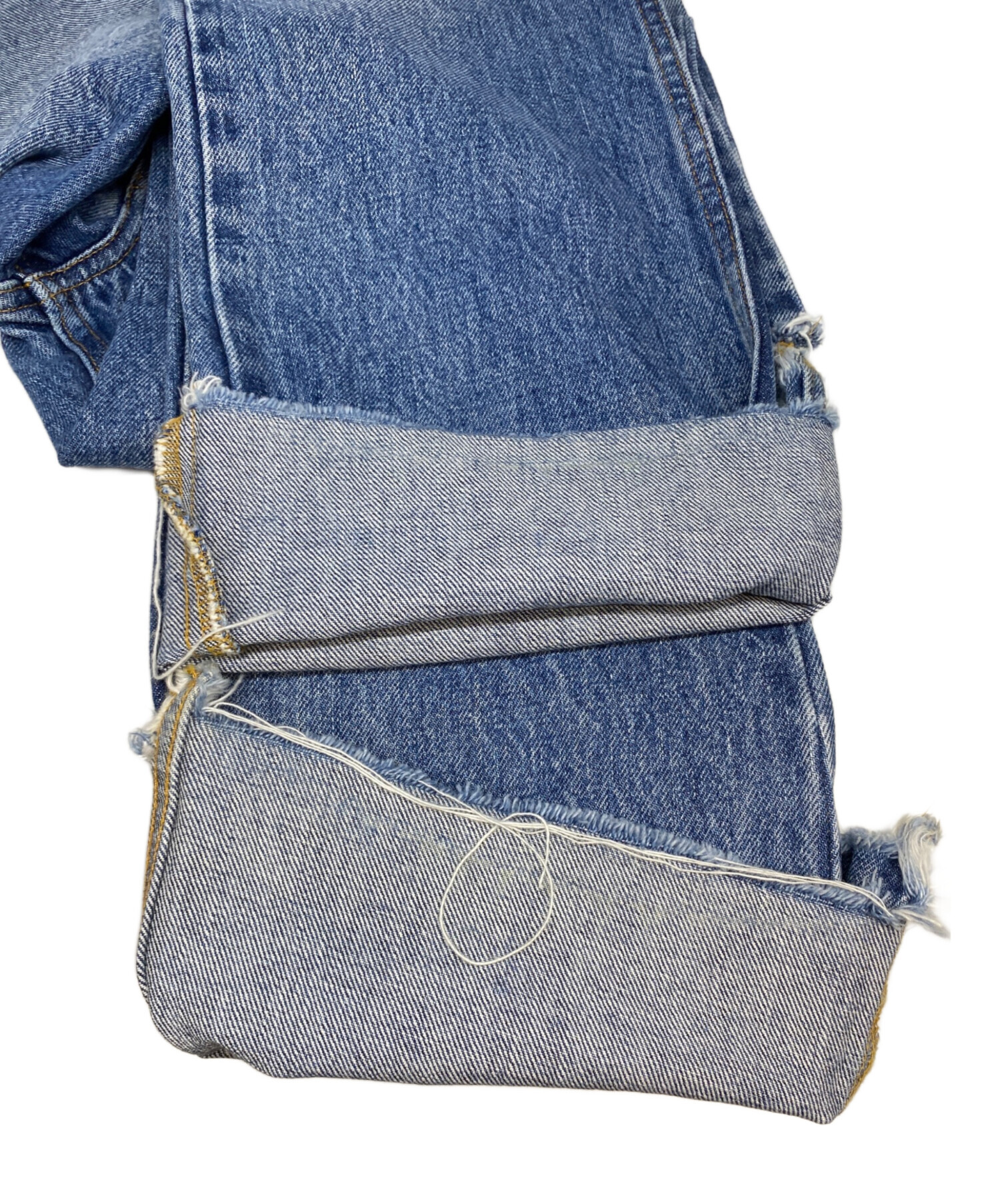 中古・古着通販】INSCRIRE (アンスクリア) サイドカットデニムパンツ