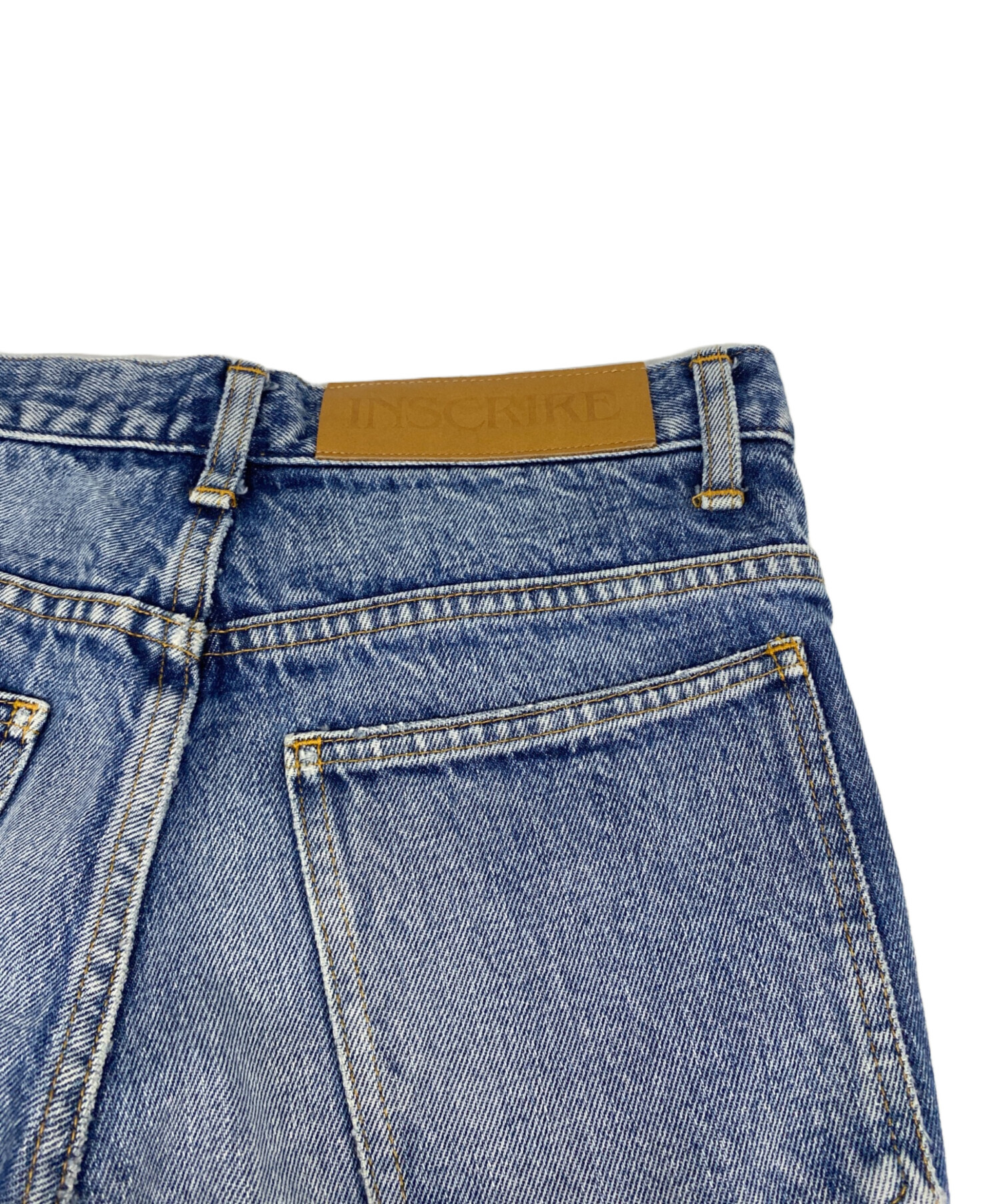 中古・古着通販】INSCRIRE (アンスクリア) サイドカットデニムパンツ