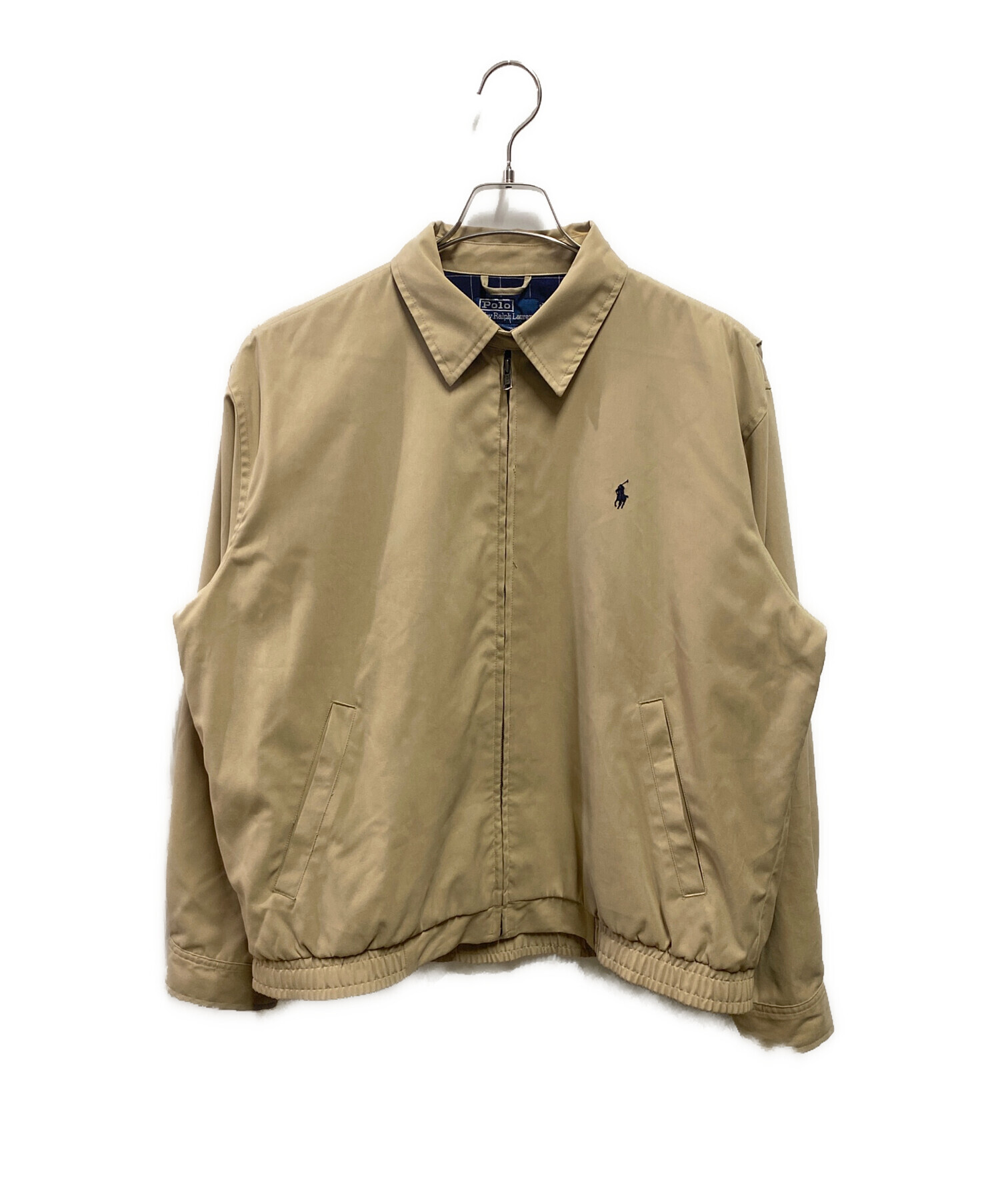 POLO by Ralph Lauren スイングトップ ベージュ メンズ 中古・古着通販】POLO RALPH LAUREN (ポロ・ラルフローレン) スイング