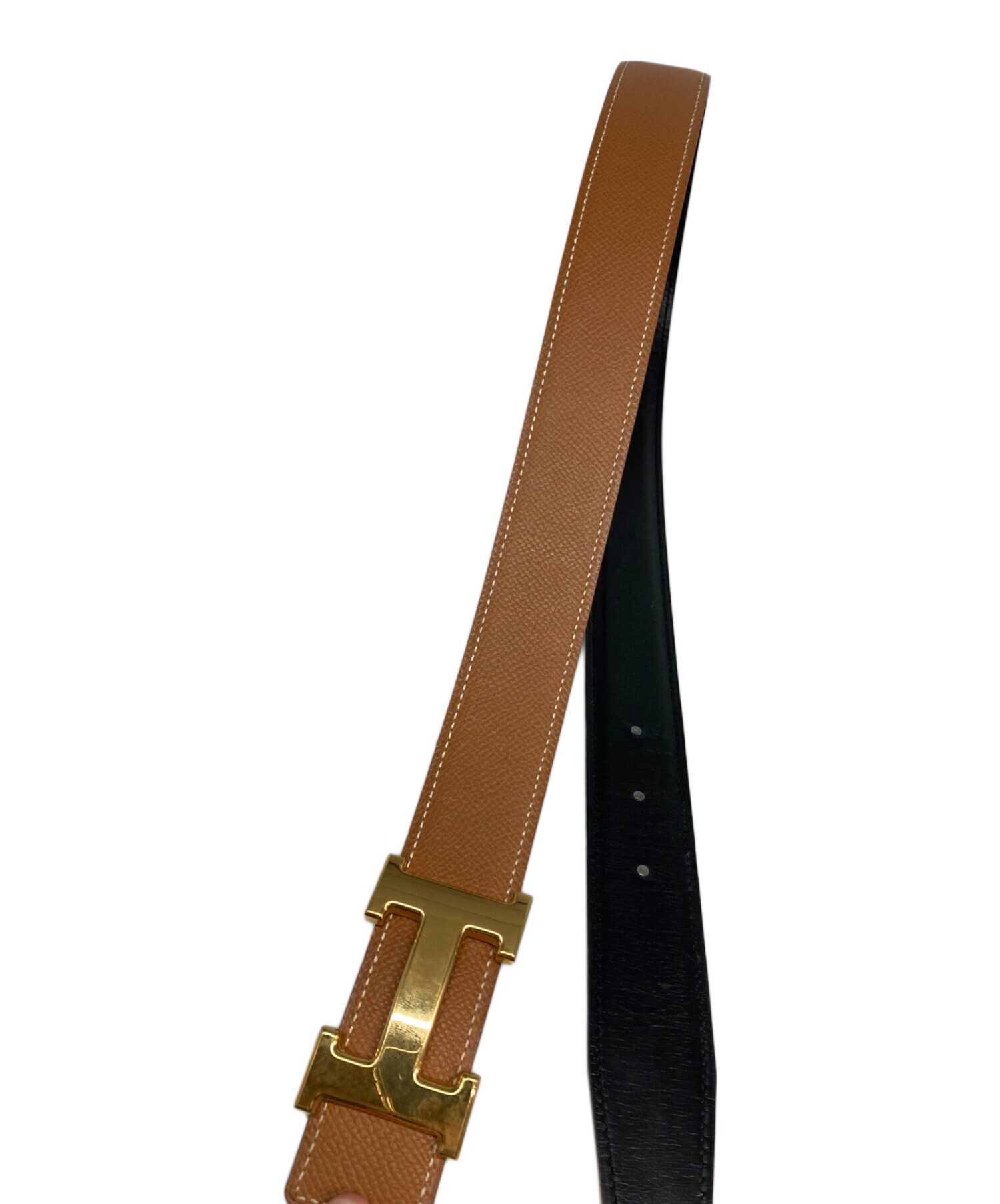 未使用級 HERMES エルメス ワンピース ベルト Lサイズ ブラウン系 未使用級 HERMES エルメス ワンピース ベルト Lサイズ ブラウン系 未