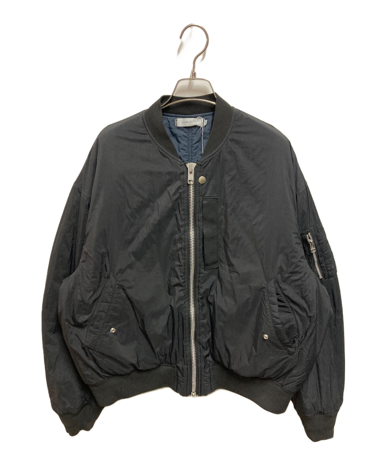 中古・古着通販】Sandinista (サンディニスタ) MA-1 Overdyed ブラック 
