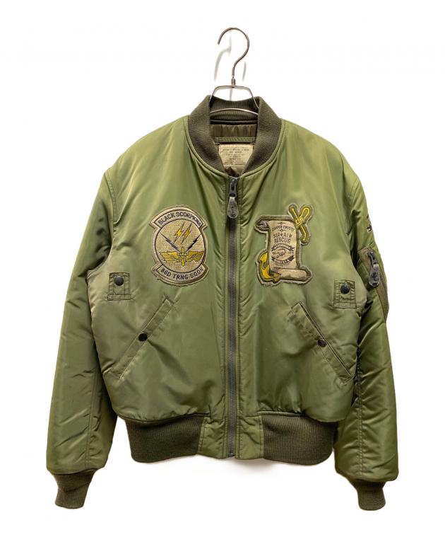 中古・古着通販】AVIREX (アヴィレックス) MA-1ジャケット グリーン