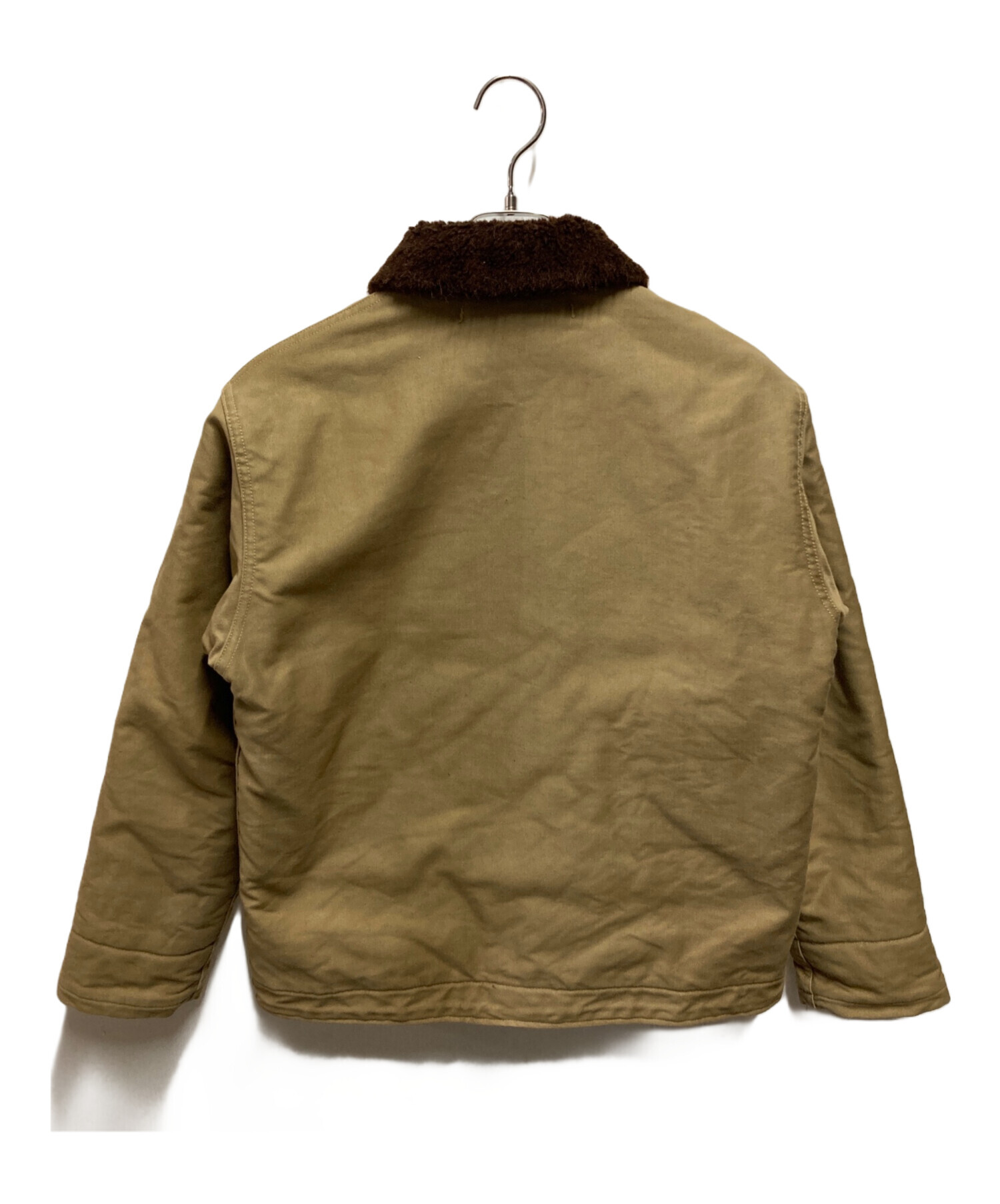 中古・古着通販】GOLD (ゴールド) N-1デッキジャケット ベージュ