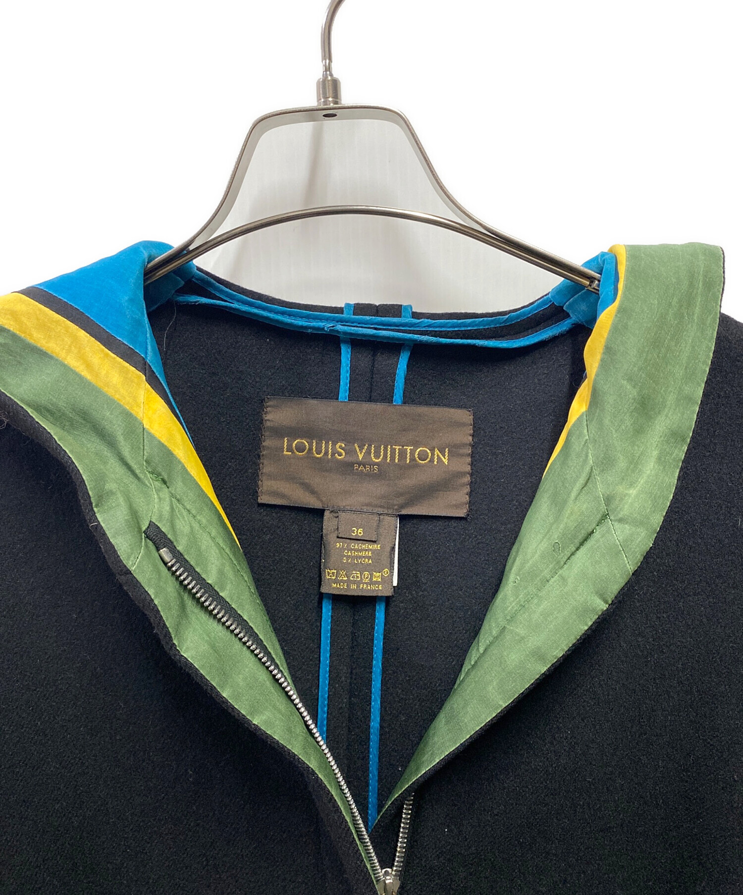 中古・古着通販】LOUIS VUITTON (ルイ ヴィトン) カシミヤ混フーデッド 