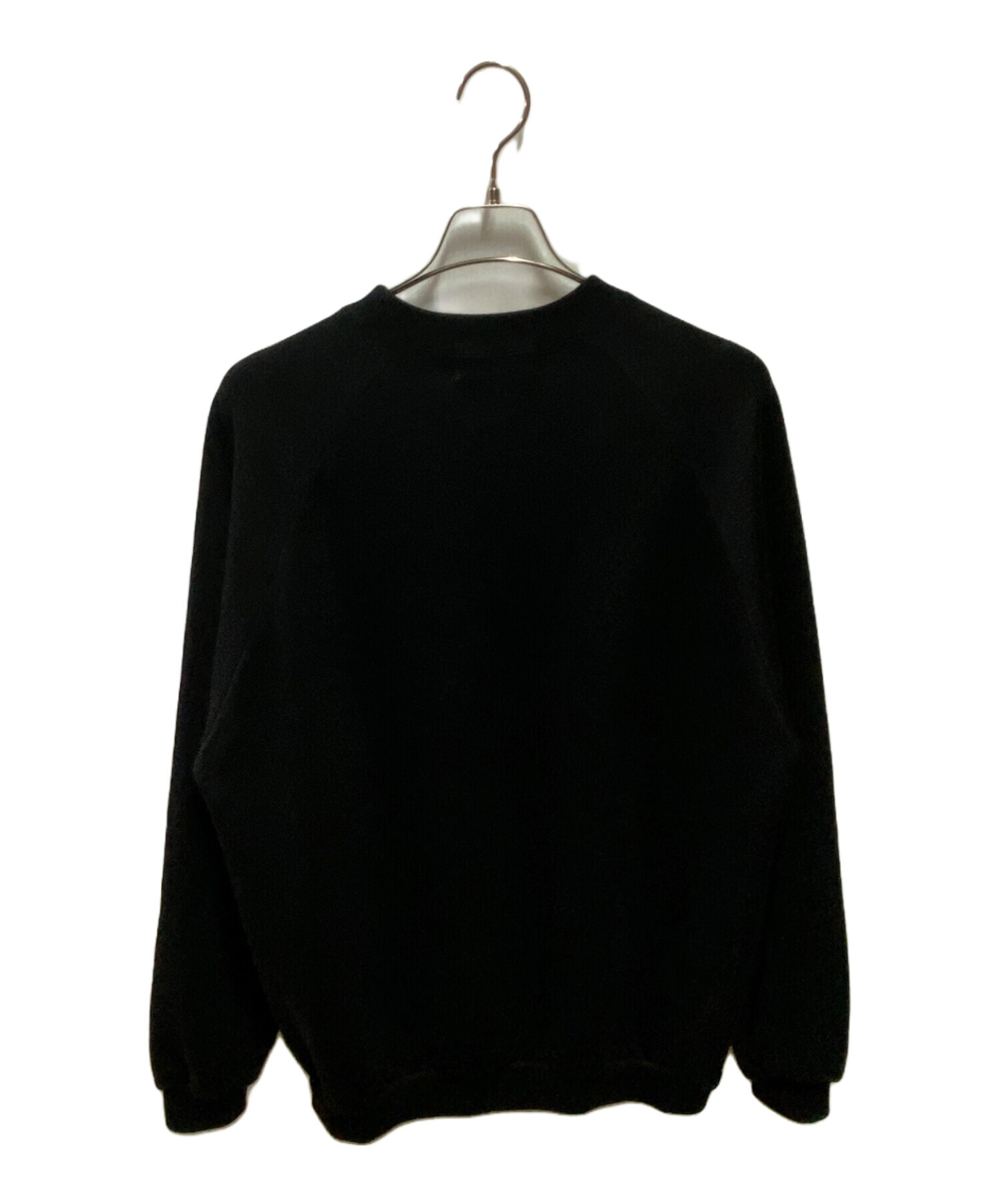 中古・古着通販】everyone (エブリワン) ラグランスウェット ブラック