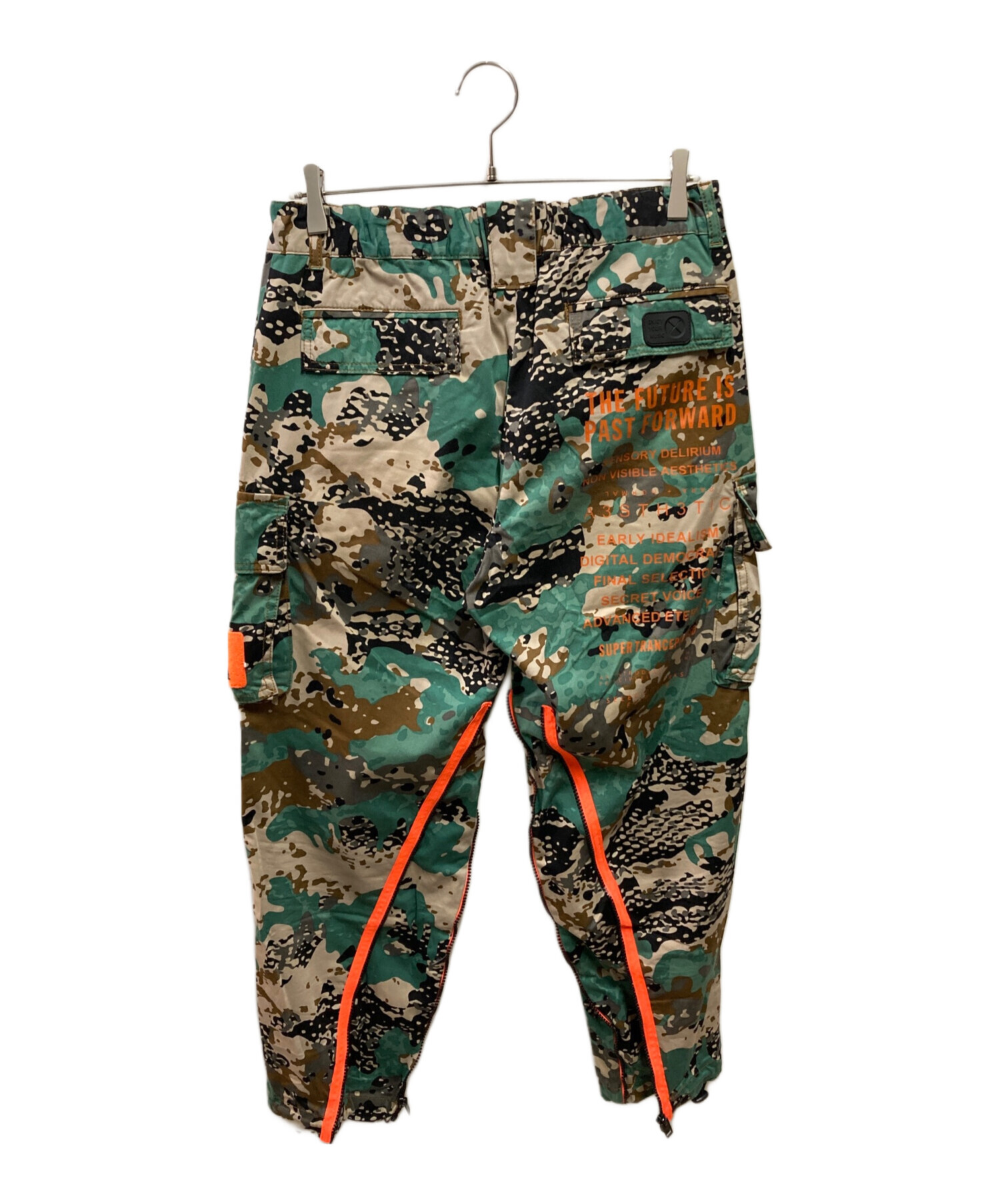 中古・古着通販】DIESEL (ディーゼル) カモフラカーゴパンツ グリーン