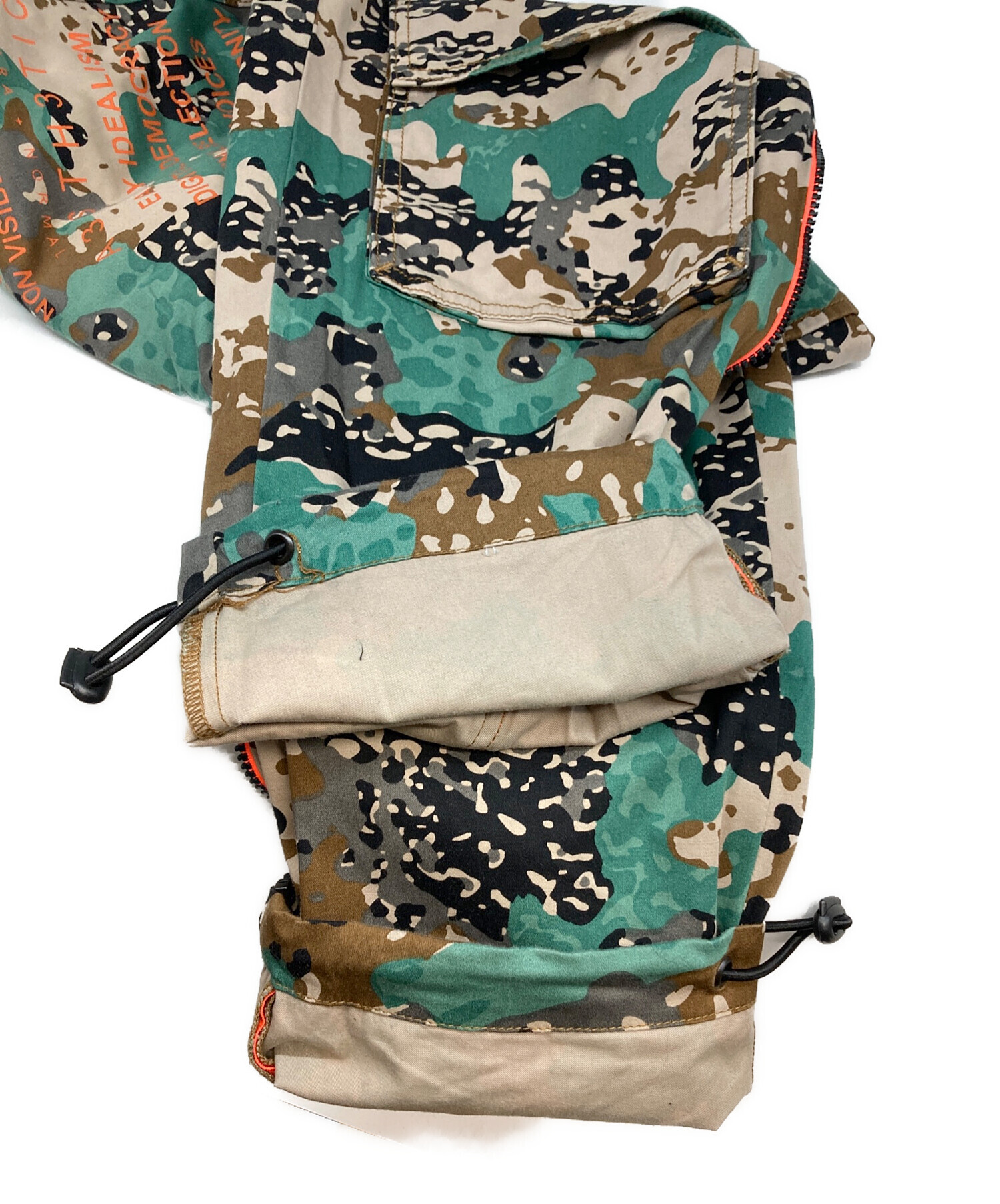 中古・古着通販】DIESEL (ディーゼル) カモフラカーゴパンツ グリーン 