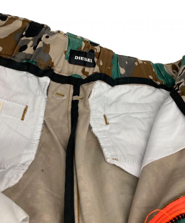 中古・古着通販】DIESEL (ディーゼル) カモフラカーゴパンツ グリーン