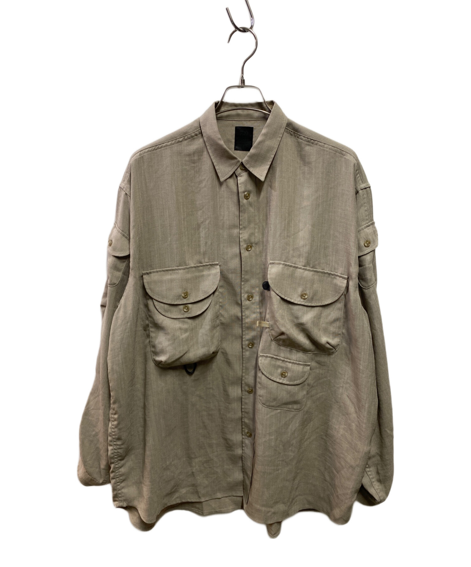 中古・古着通販】DAIWA (ダイワ) Tech Bombay Safari Shirts ベージュ