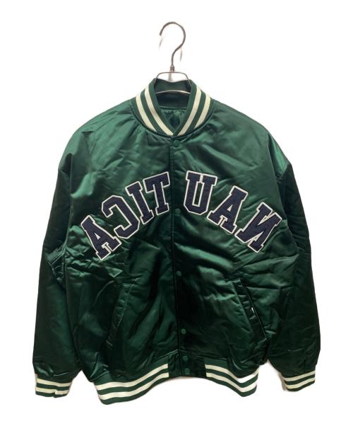 中古・古着通販】NAUTICA (ノーティカ) スタジャン グリーン サイズ:XL